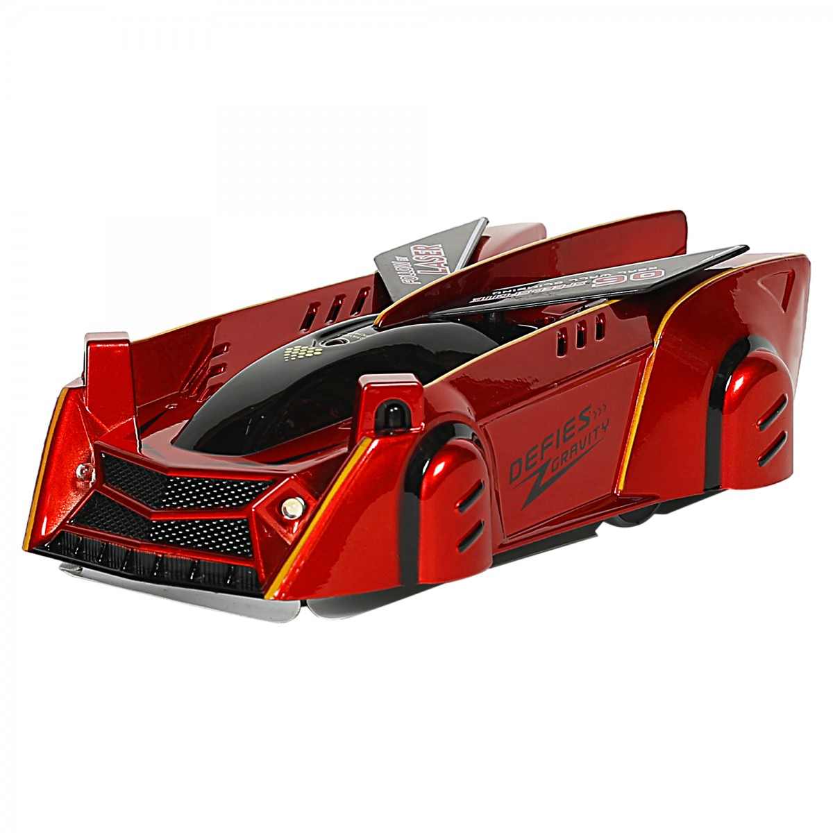 Ralleyz Fury Laser Guided Wall Climbing Remote Control Car, Red, 8Y+