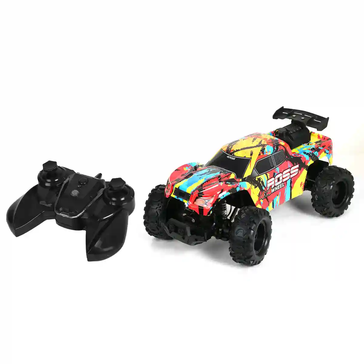 Ralleyz Super Spray Remote Control Stunt Car, 1:10 Scale, 2.4GHz RC Car, Multicolour, 3Y+