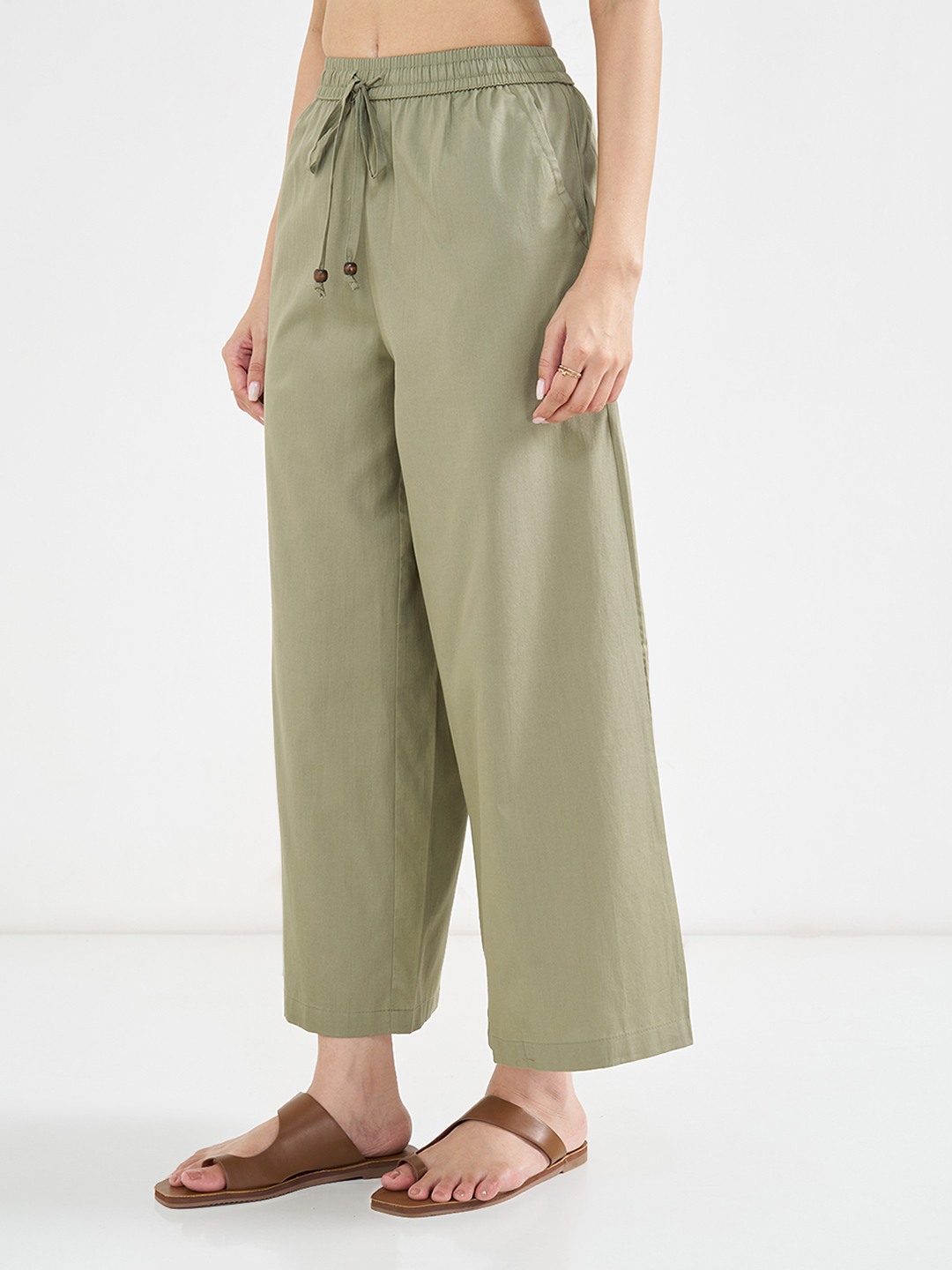 Olive Drawstring Pants