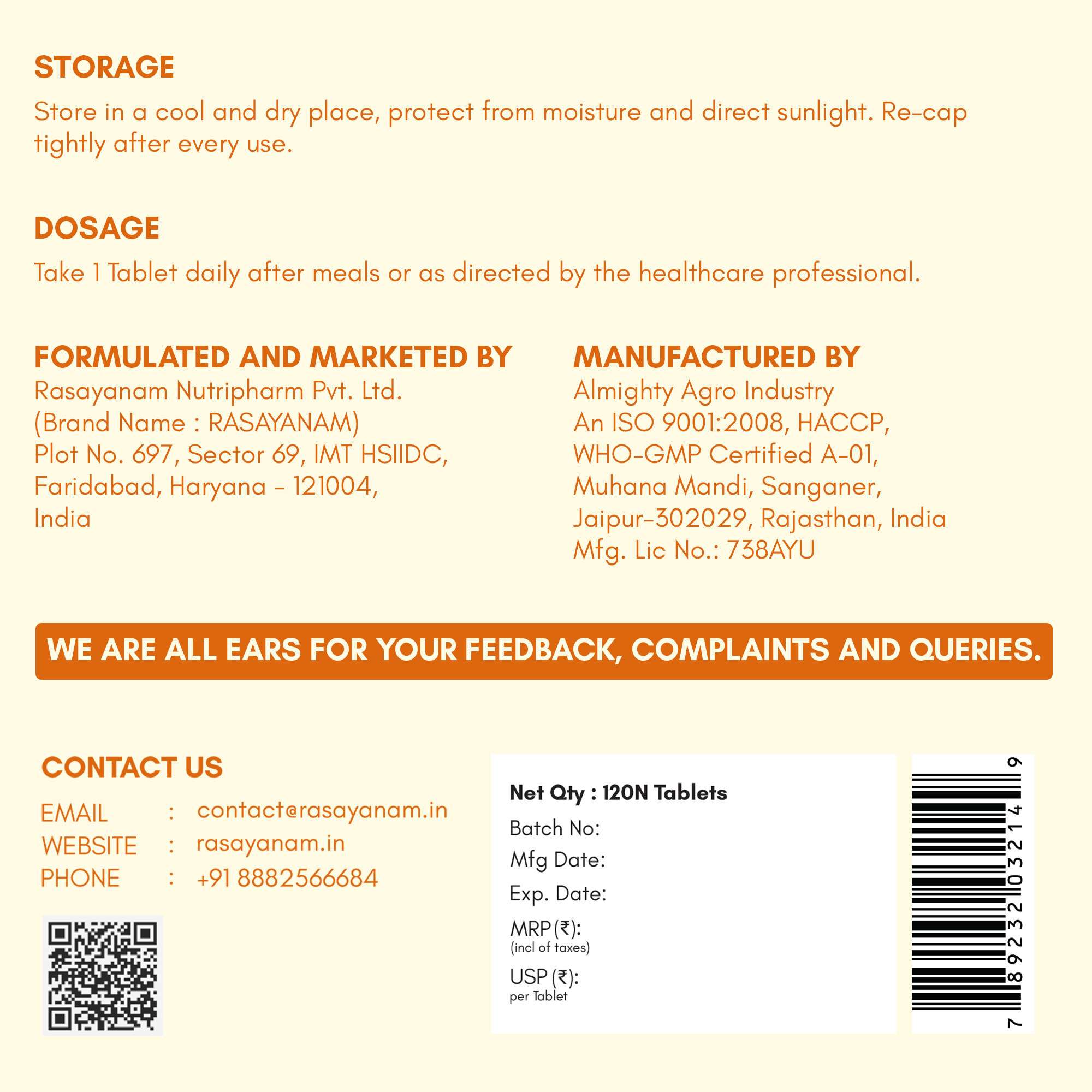 Rasayanam D3+K2 MK-7 Vegan | Balchem K2 | Calcium, Bone & Heart Support | 240 Tablets (Pack of 1)