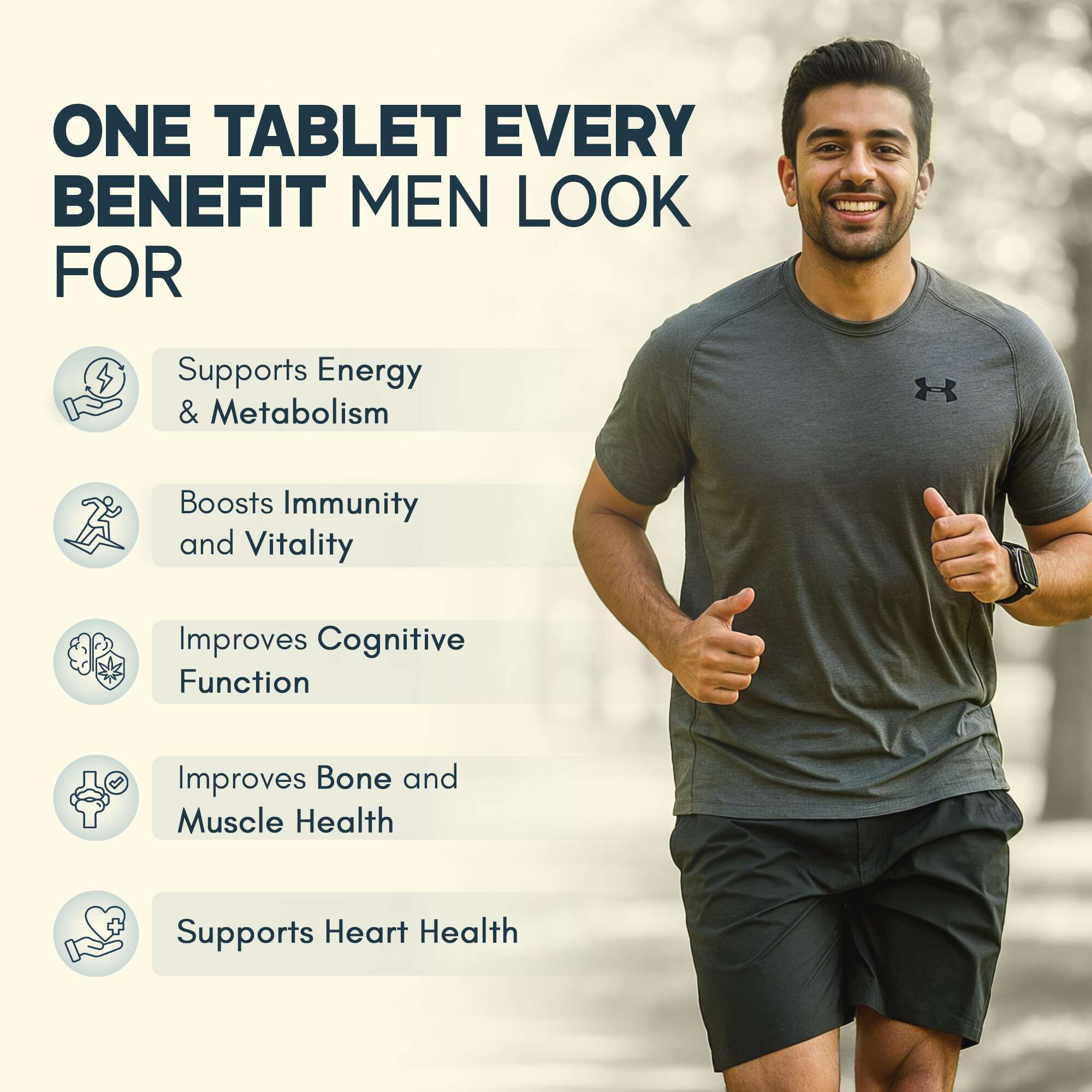 Rasayanam Multivitamin for Men | 52 Ingredients | Energy, Immunity & Health (180 Tablets, Pack of 3)