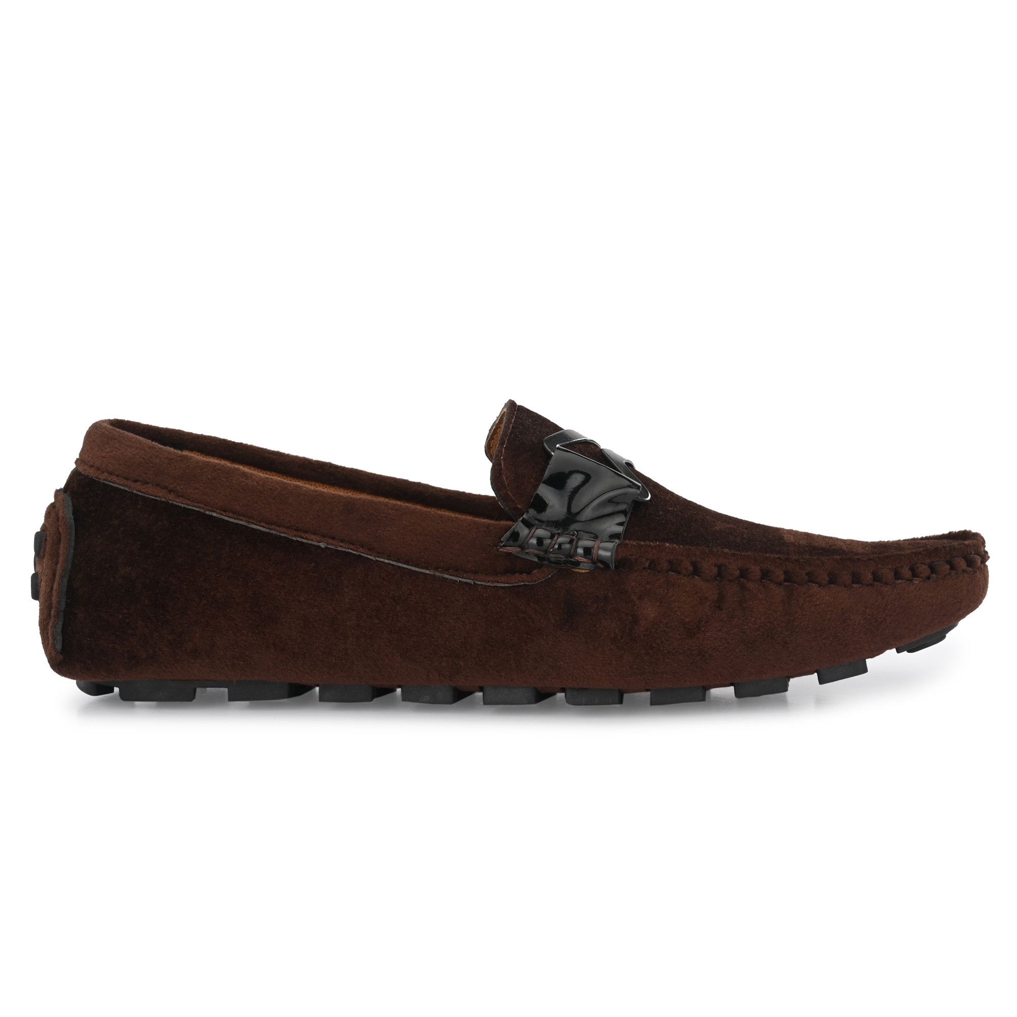 RAY J | RAY J Brown Slip On Loafers For Men 2