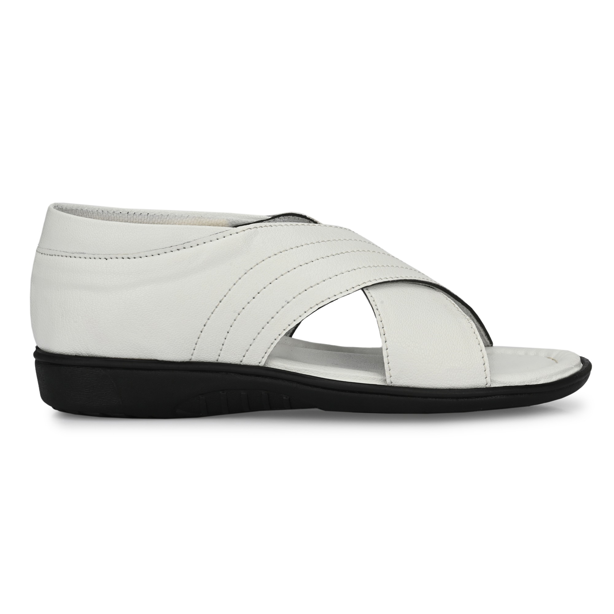 RAY J White Slip On Slippers For Men