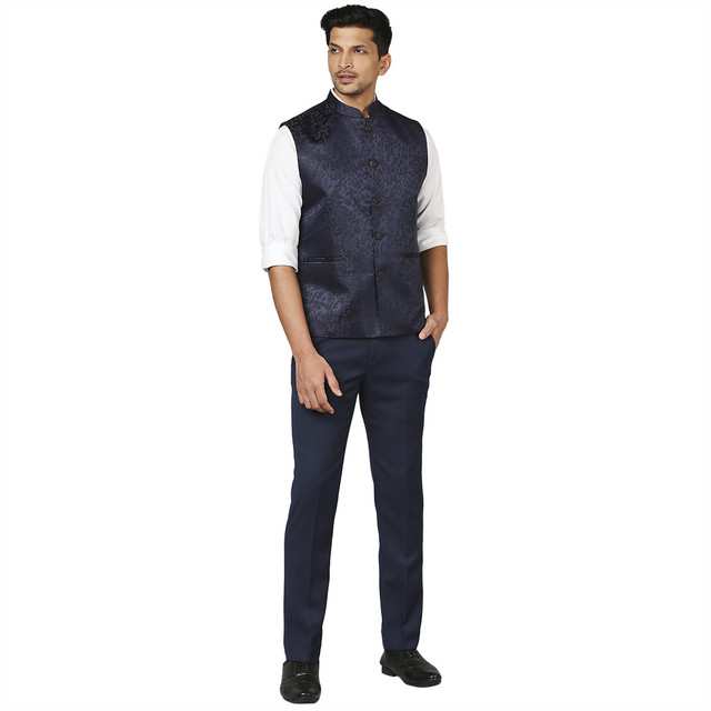 Raymond Dark Blue Waistcoat