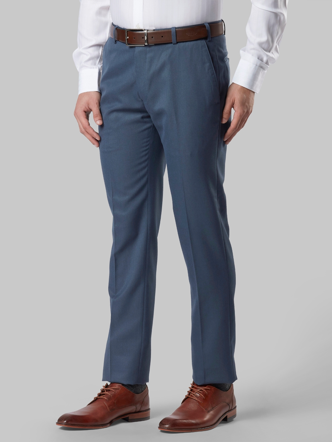Raymond | Raymond Blue Formal Trouser 2
