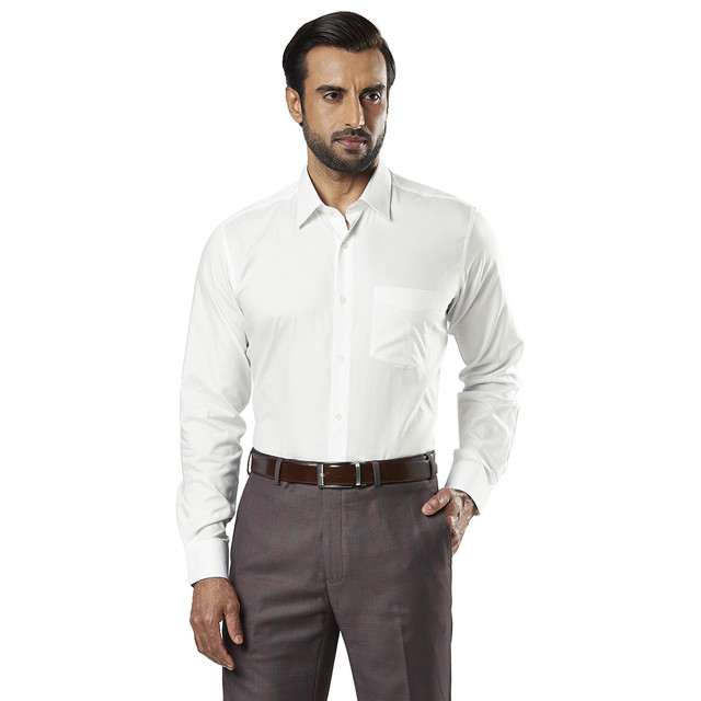 Raymond hotsell shirts white