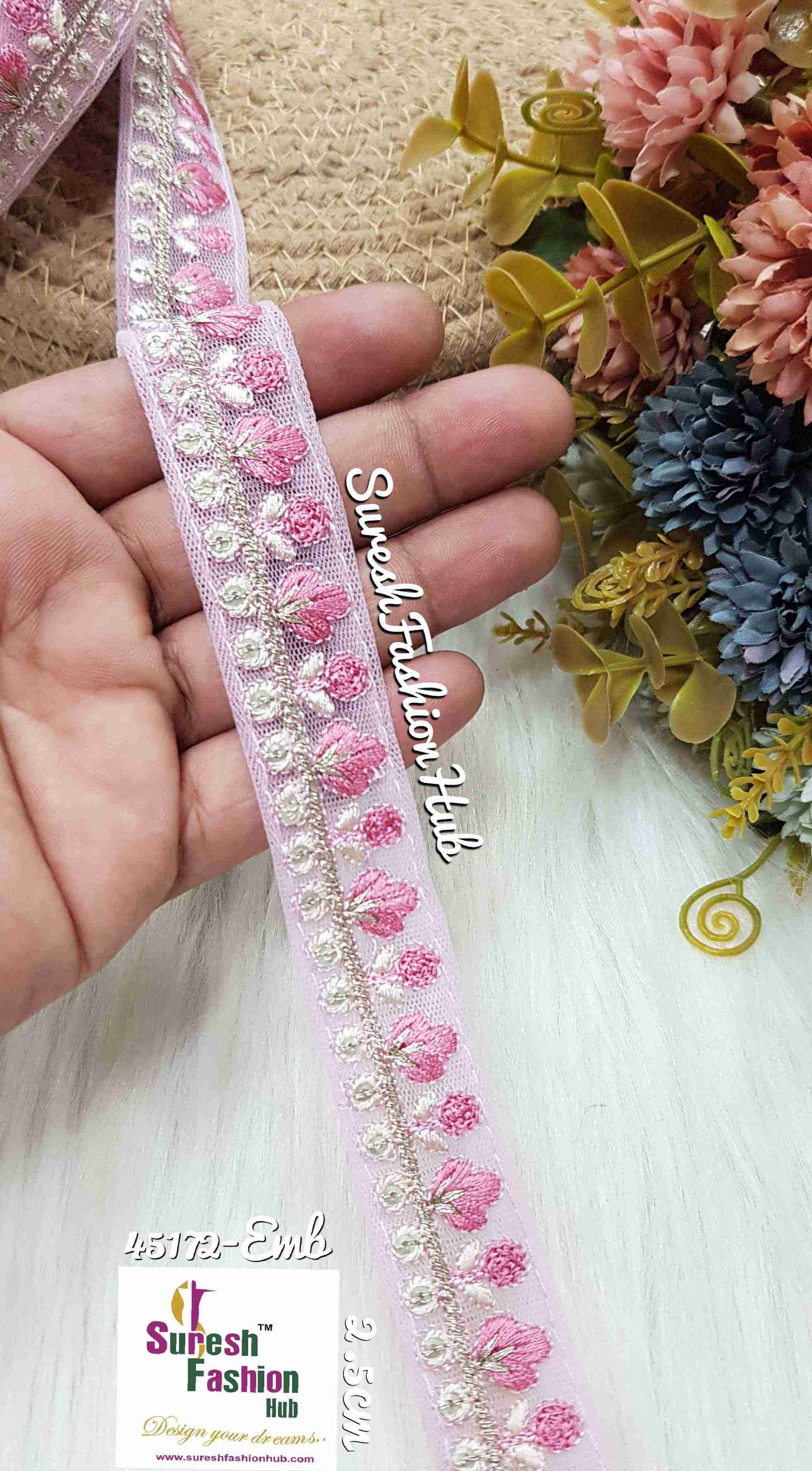  Radiant Lilac Threaded Designer Trim