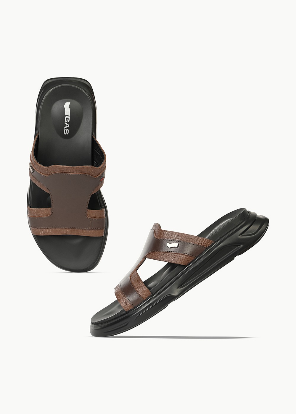 Men Brown Ondoso Slides
