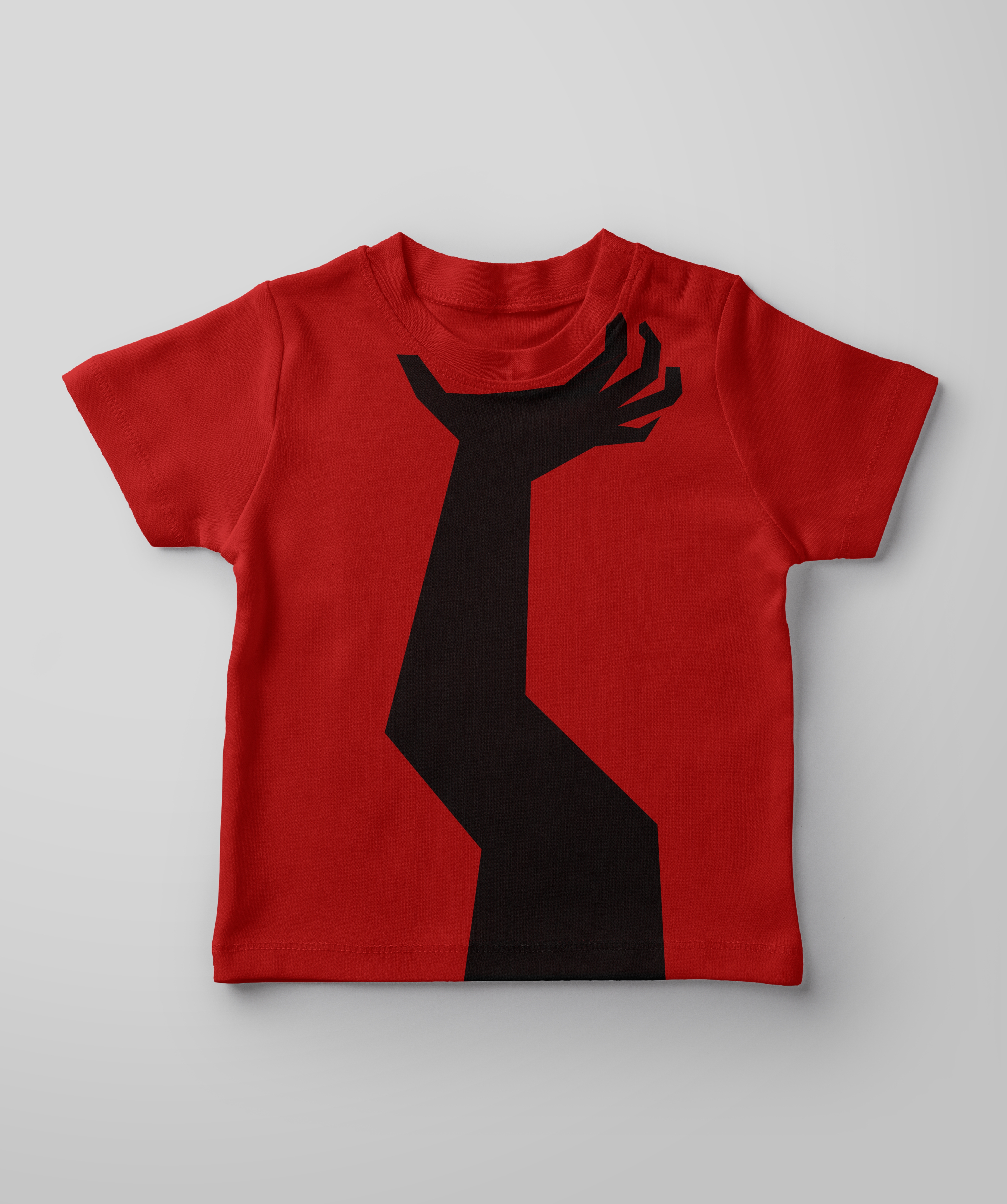 UrGear | UrGear Kids Red Hand Printed Cotton T-Shirt 0