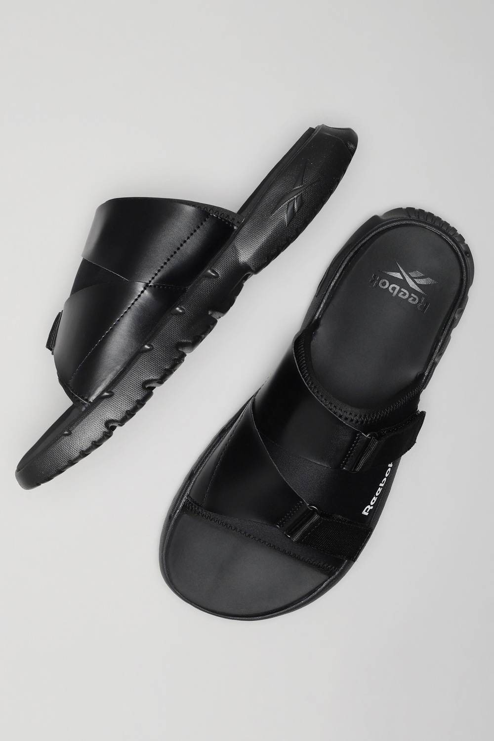 DREW SLIDE - Men Black Sandals & slippers