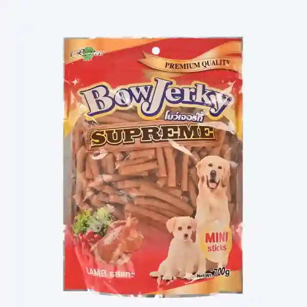 BowJerky Lamb Mini Sticks Dry Dog Treats - 700g