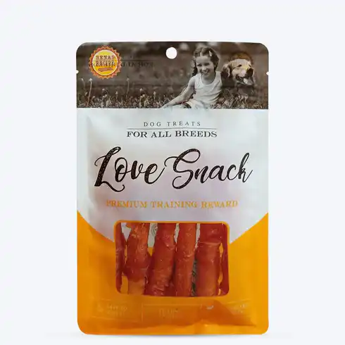Rena Love Snack Chicken Wrap Cheese Sticks Dog Treats 55g