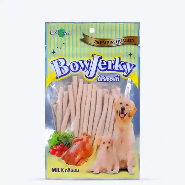 BowJerky Milk Stick Dry Dog Treats - 200g