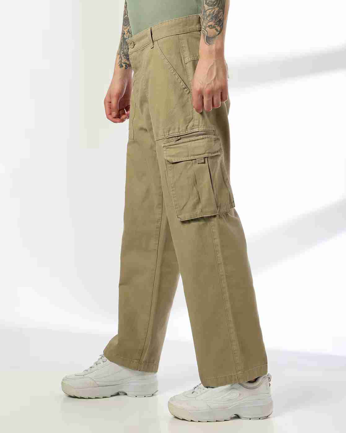 Rev-Verse | Men Flat-Front Relaxed Fit Cargo Pants