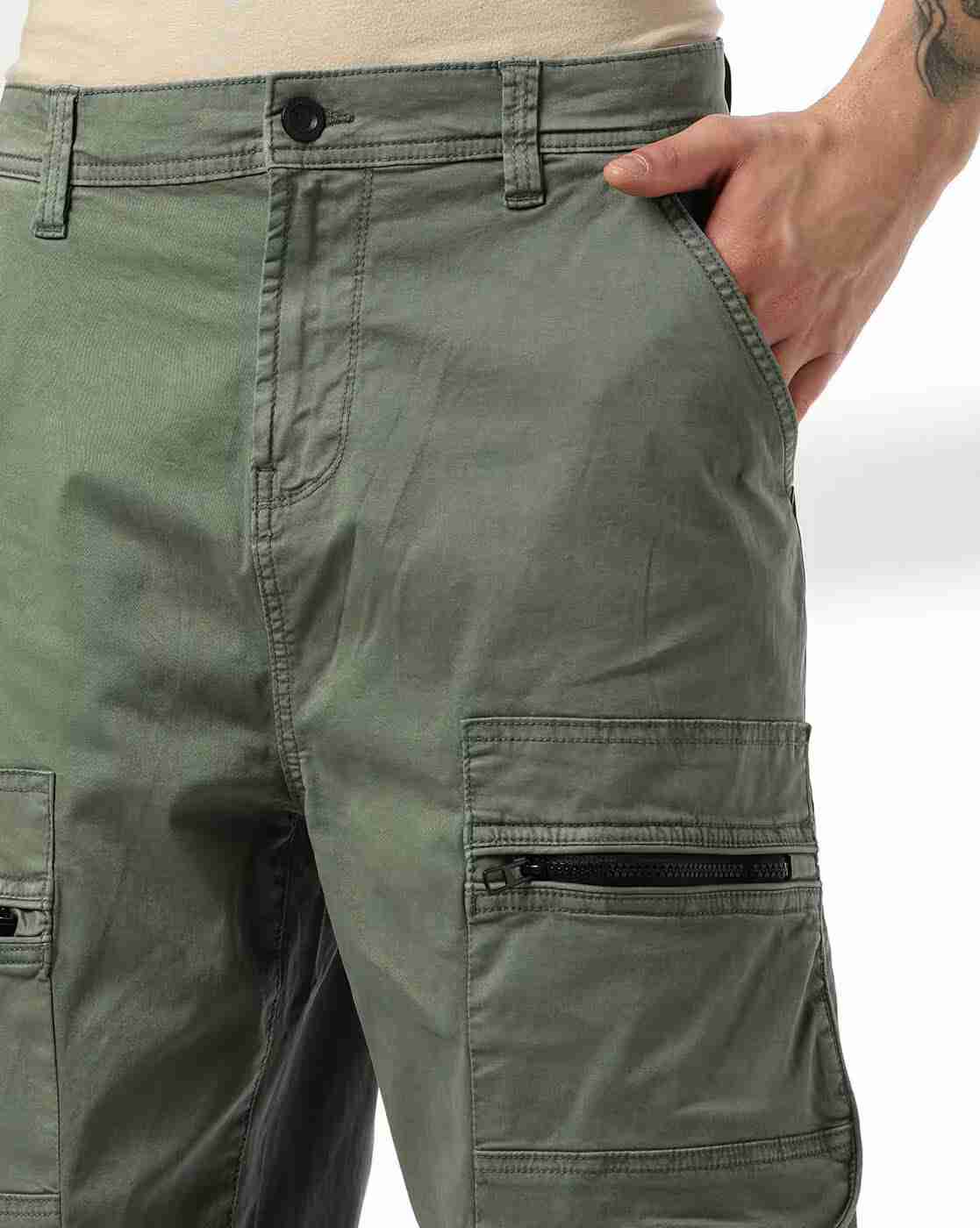 Rev-Verse | Men Flat-Front Baggy Fit Cargo Pants|3