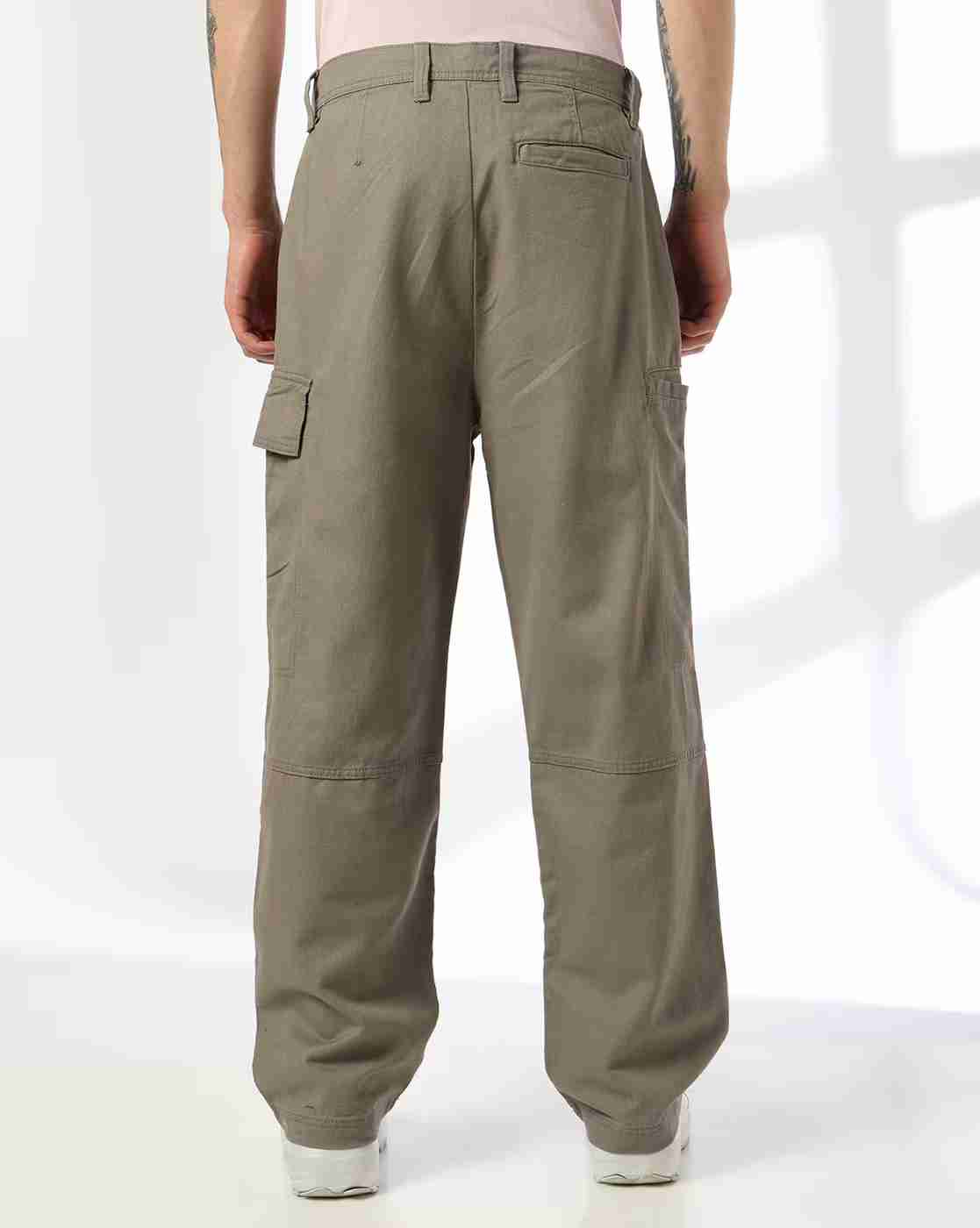 Rev-Verse | Men Flat-Front Straight Fit Cargo Pants|2