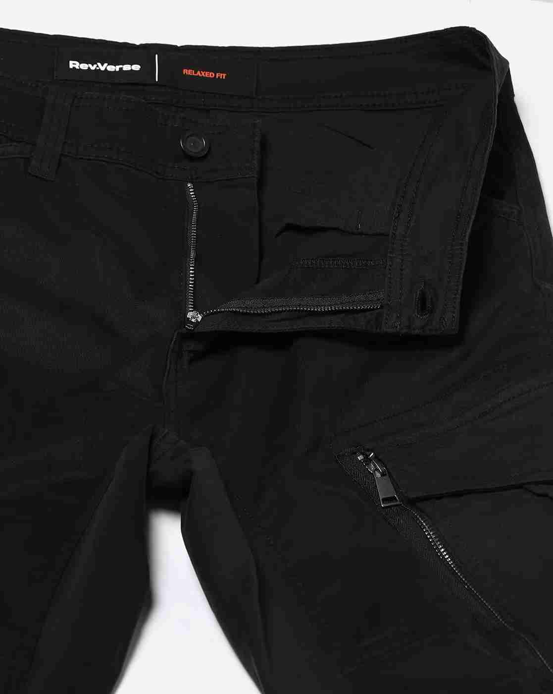 Rev-Verse | Men Relaxed Fit Cargo Trousers|3
