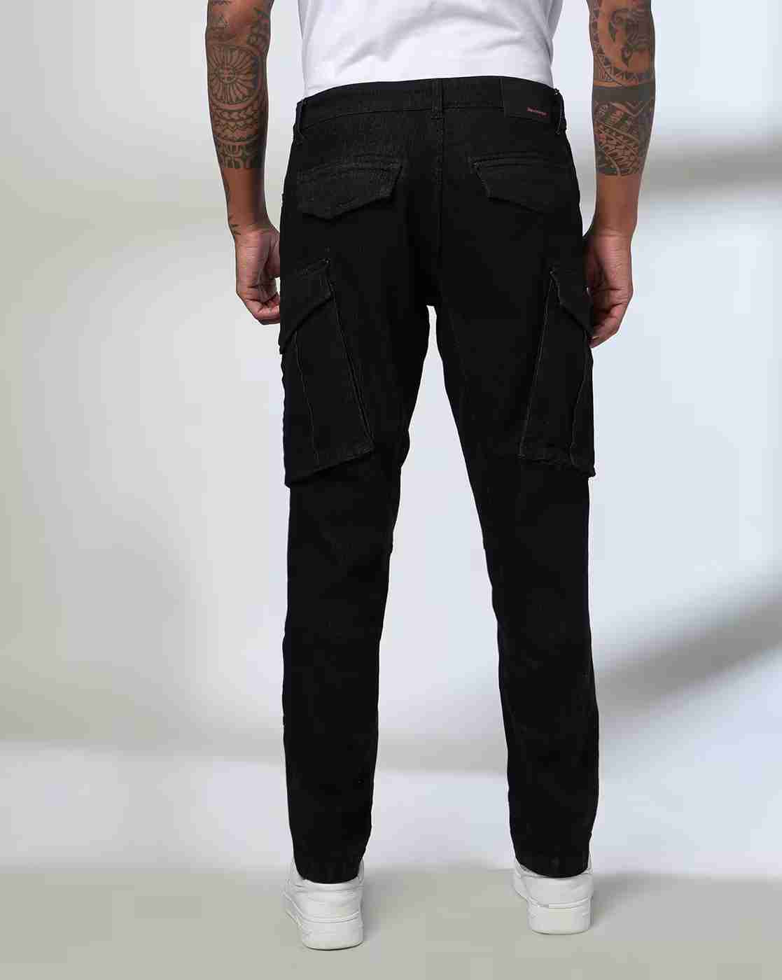 Rev-Verse | Men Relaxed Fit Cargo Jeans|2