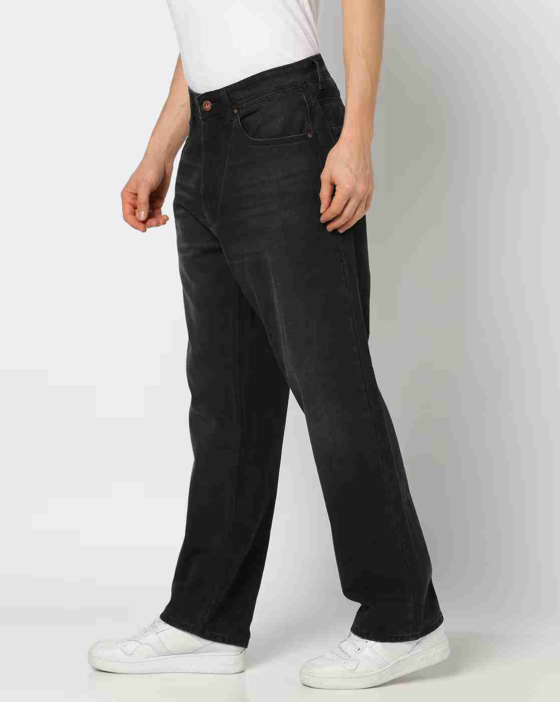 Rev-Verse | Men Lightly Washed Loose Fit Jeans|1