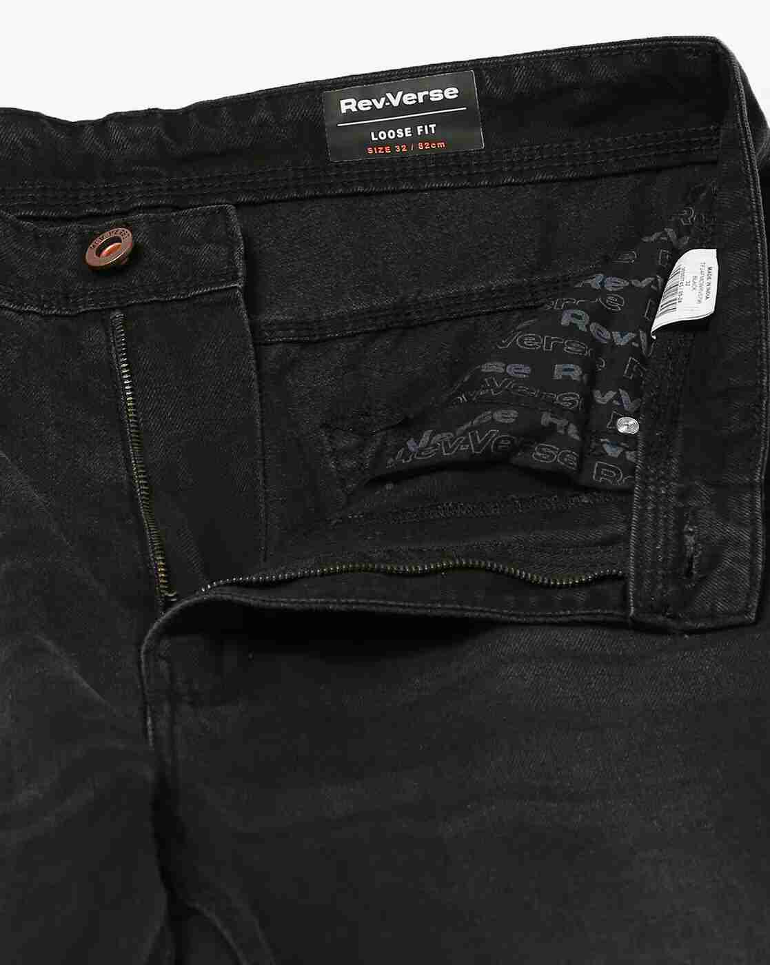 Rev-Verse | Men Lightly Washed Loose Fit Jeans|4