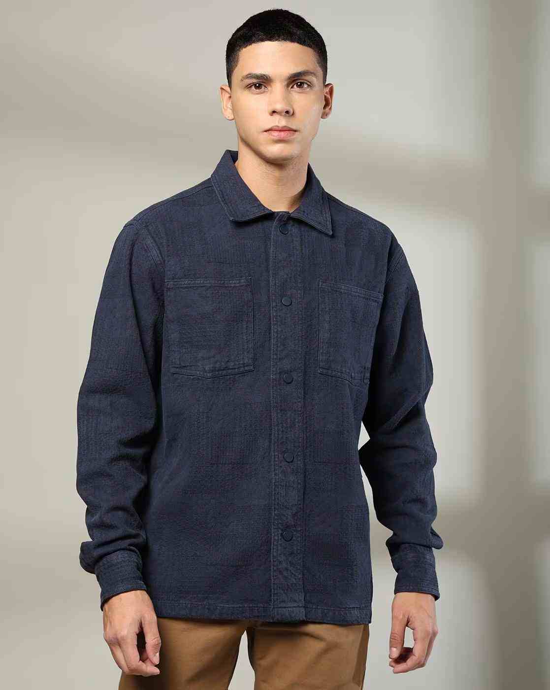 Rev-Verse | Patterned Oversized Shacket