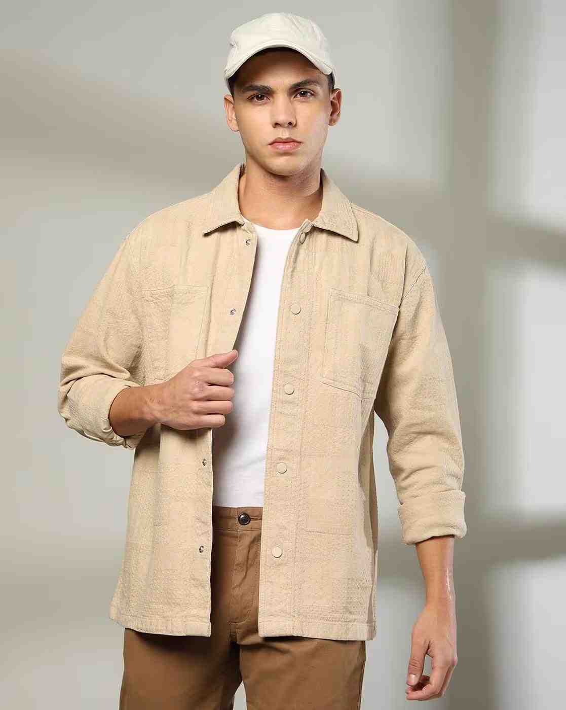 Patterned Oversized Shacket