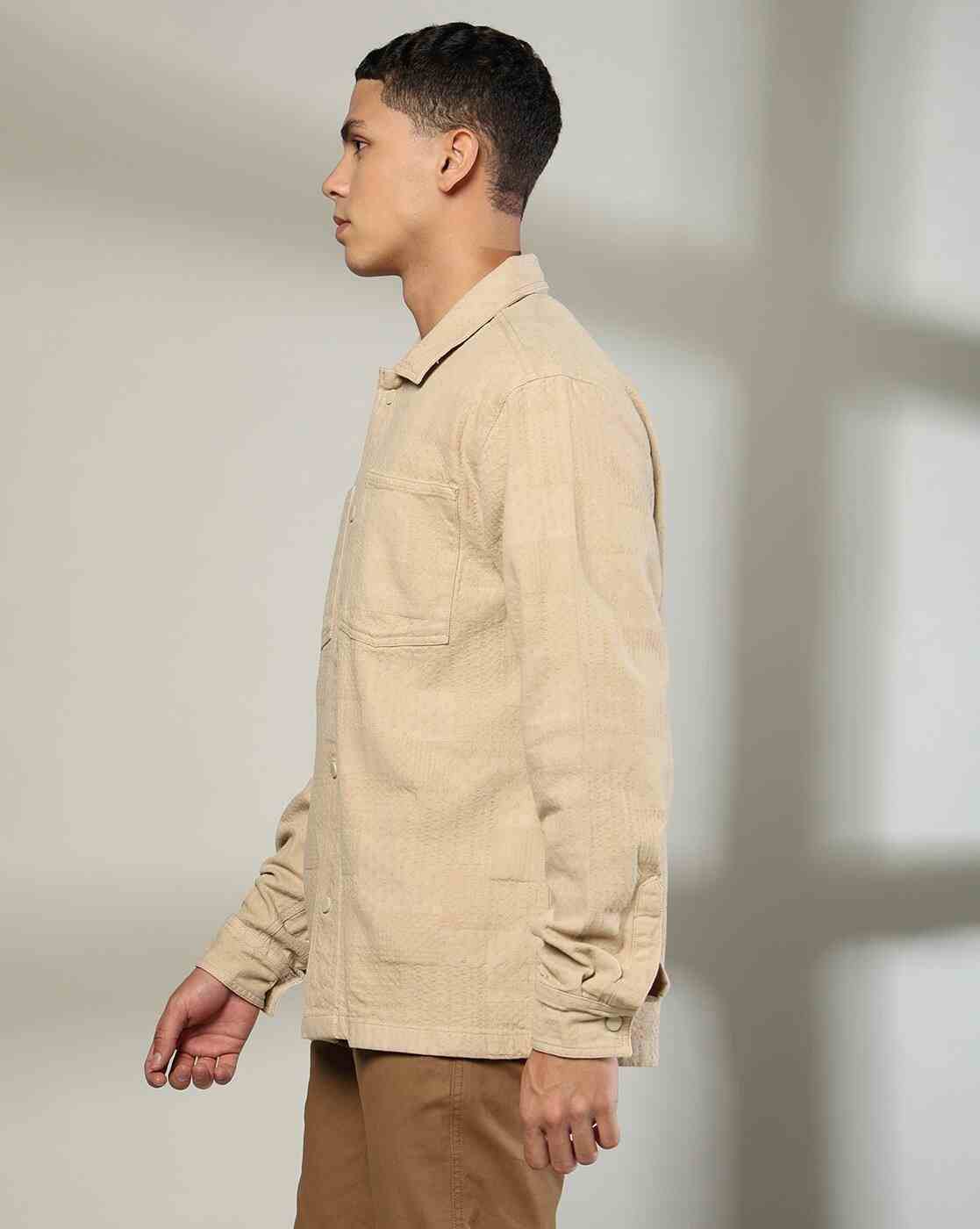 Rev-Verse | Patterned Oversized Shacket|2