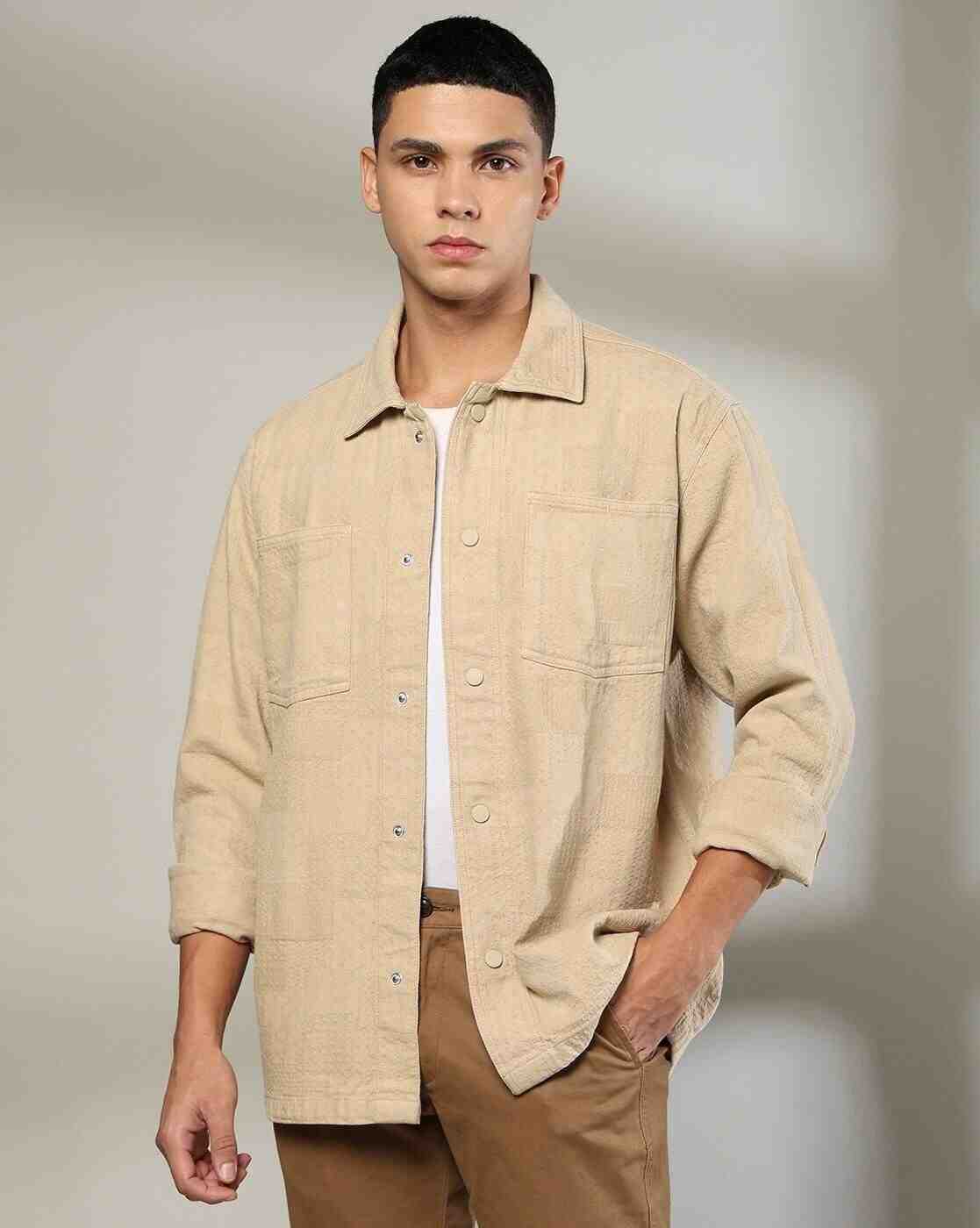Rev-Verse | Patterned Oversized Shacket|4