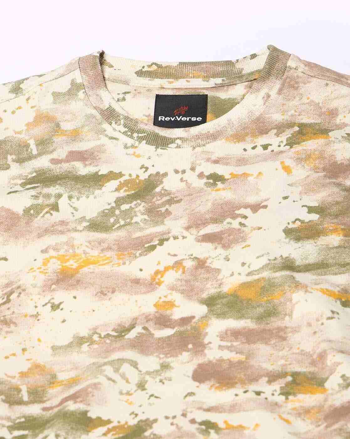 Rev-Verse | Men Camouflage Print Relaxed Fit Sweatshirt|4