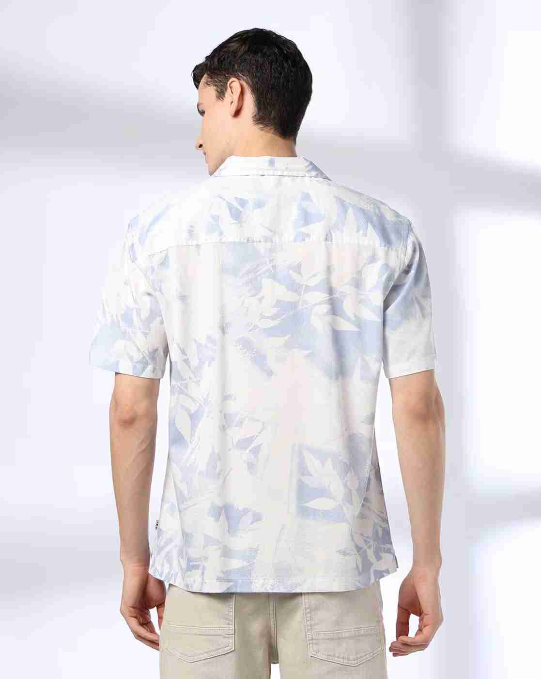 Rev-Verse | Men Floral Print Slim Fit Shirt|2