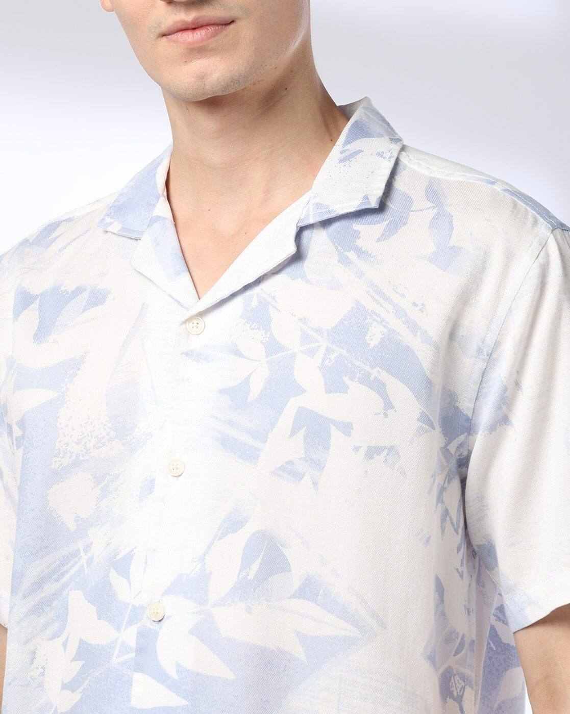 Rev-Verse | Men Floral Print Slim Fit Shirt|4