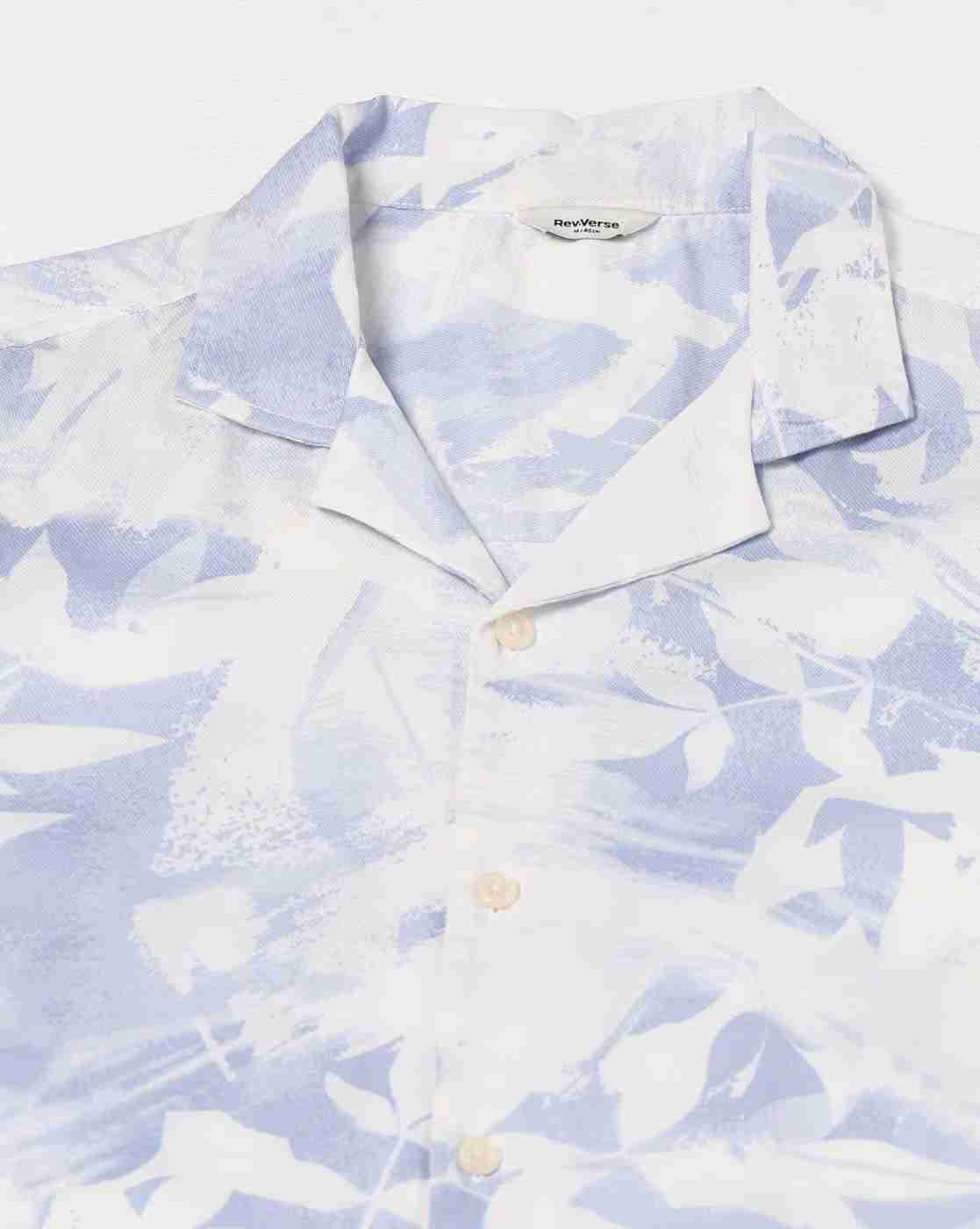 Rev-Verse | Men Floral Print Slim Fit Shirt|5