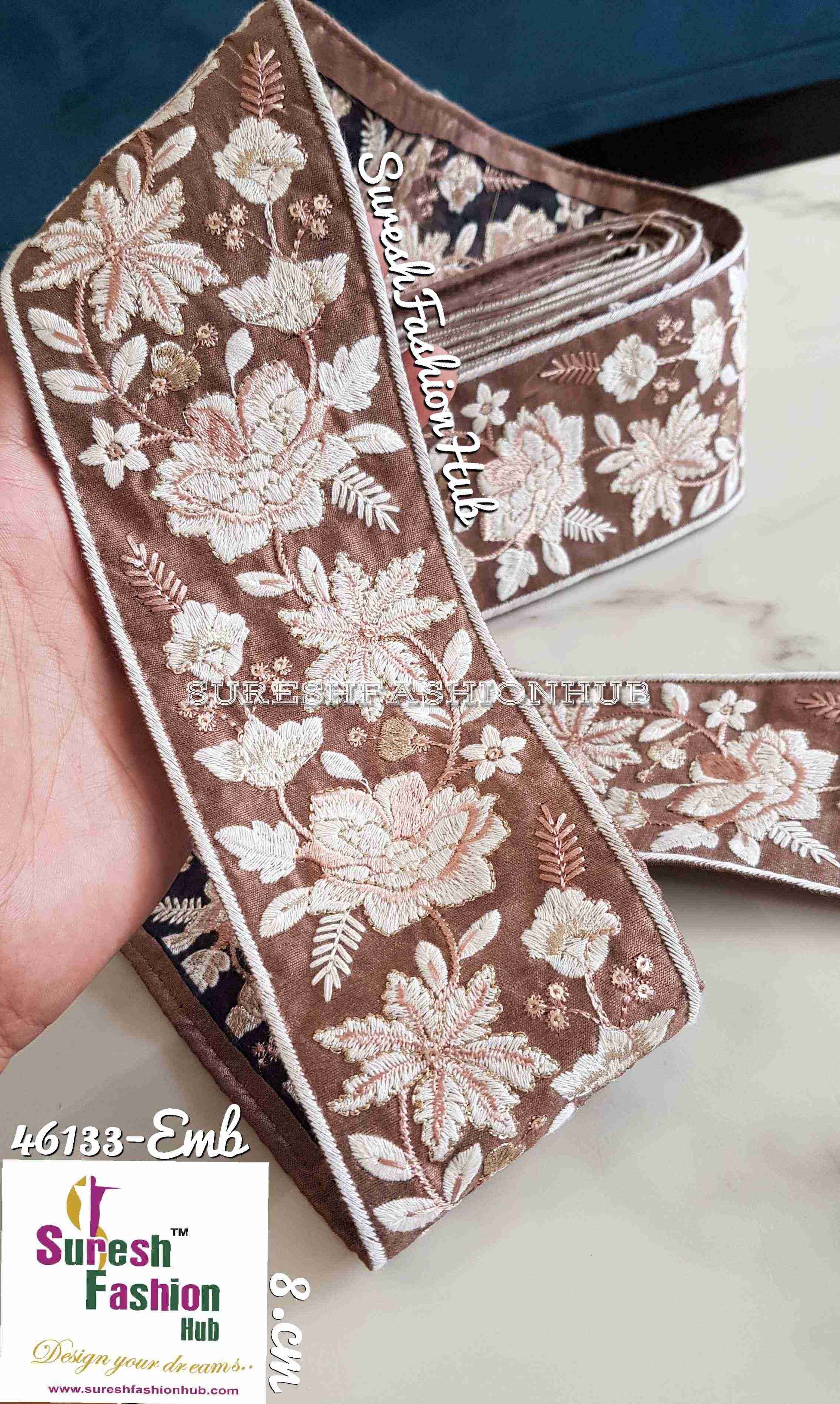 Bloom Bliss  Brown  Trim