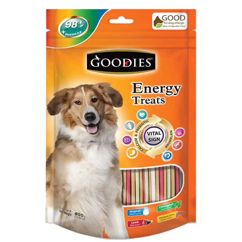 Goodies | Goodies Energy Treats Mixed Stick Flavour Stick Dog Treats