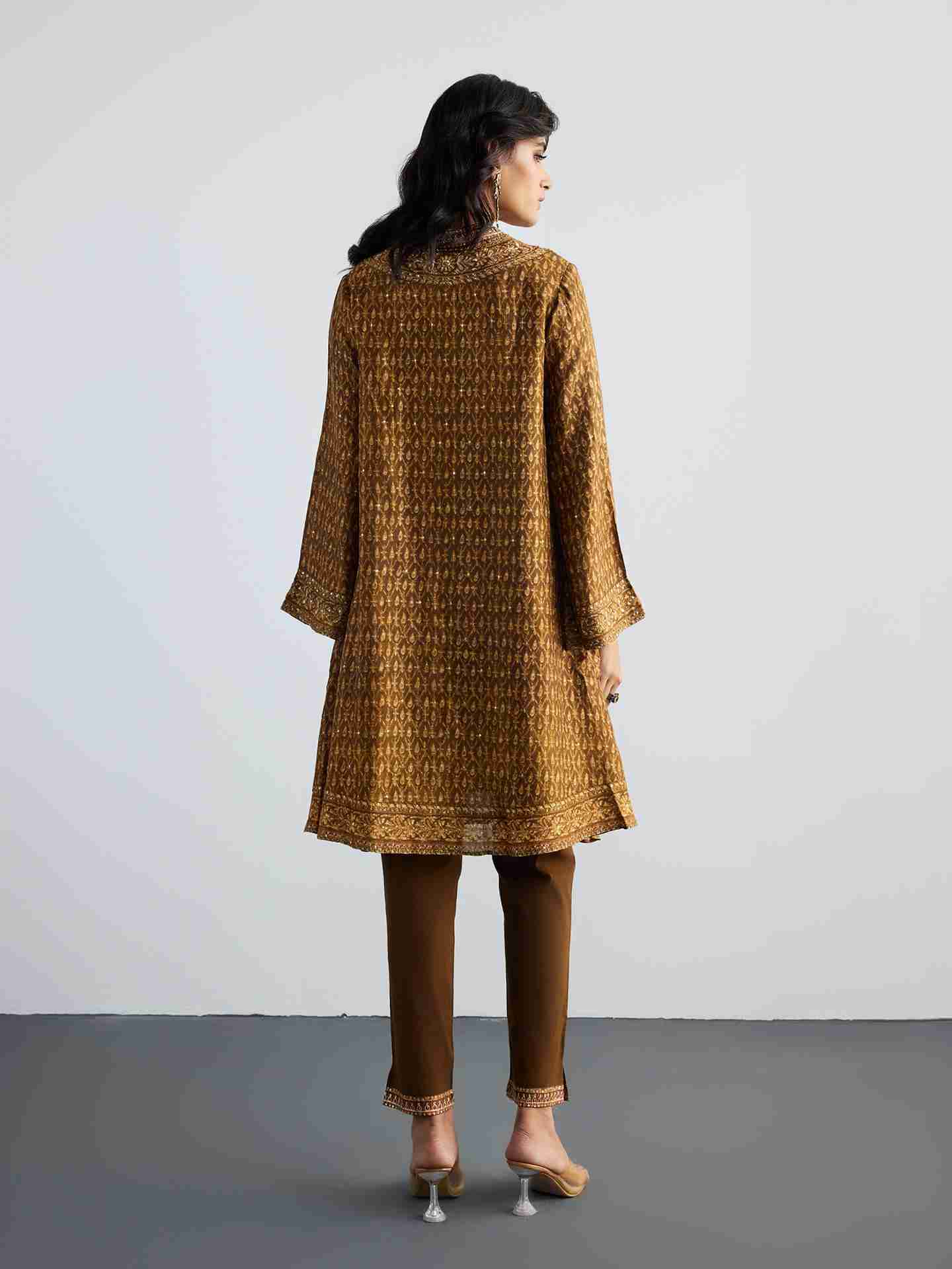 Brown Ziba Kurta Set