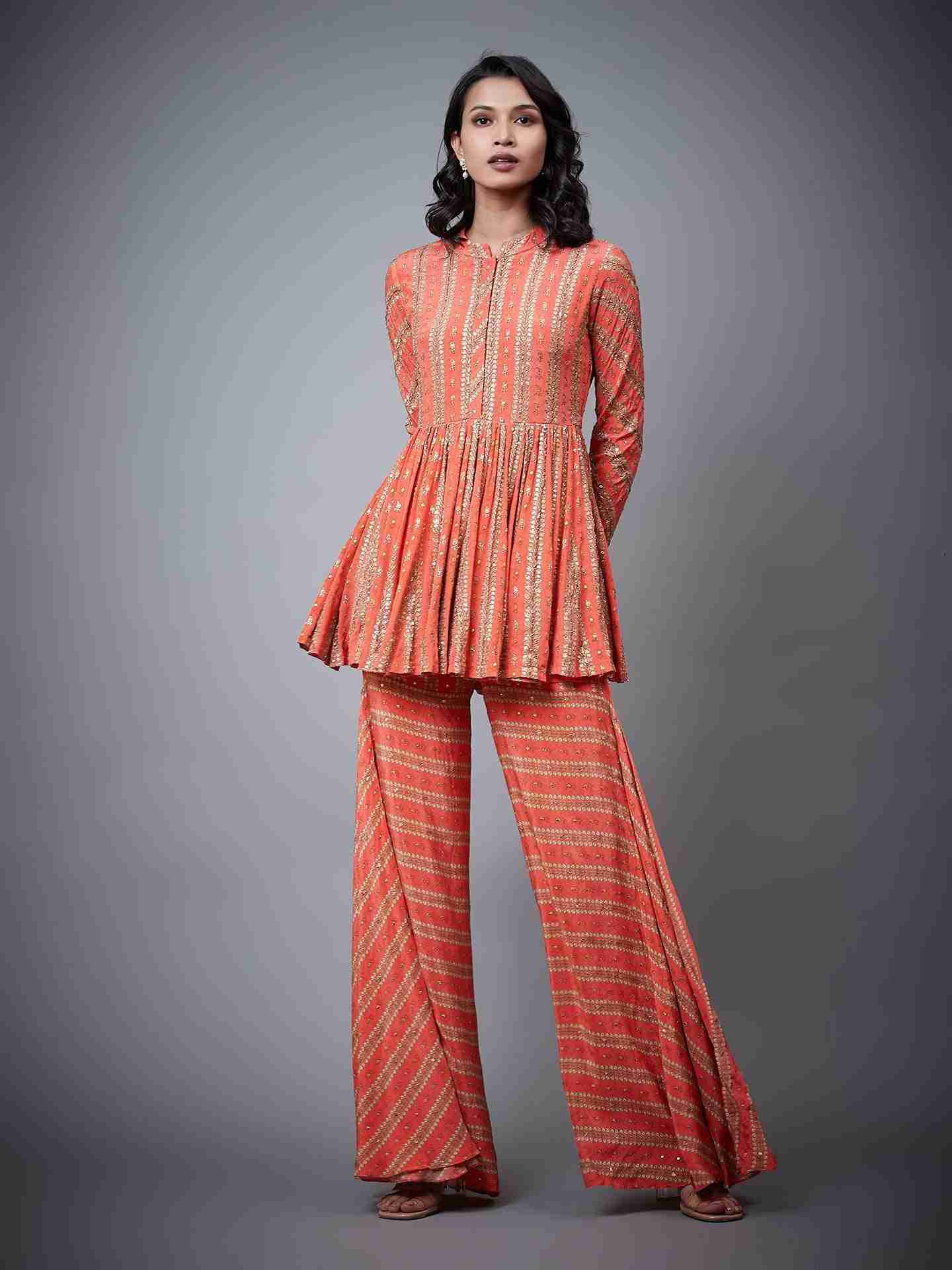 Coral & Gold Satnam Ensemble