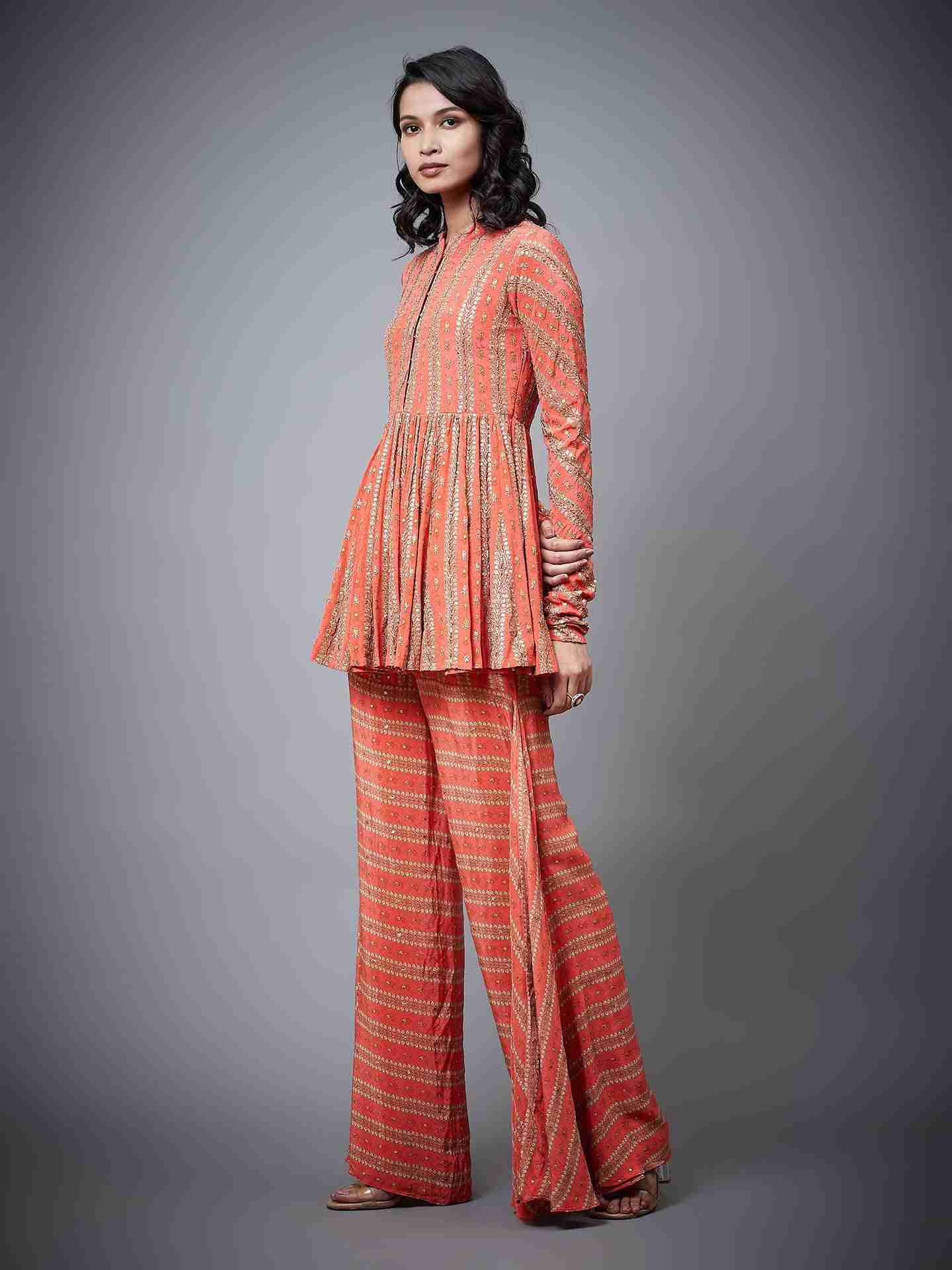 Coral & Gold Satnam Ensemble