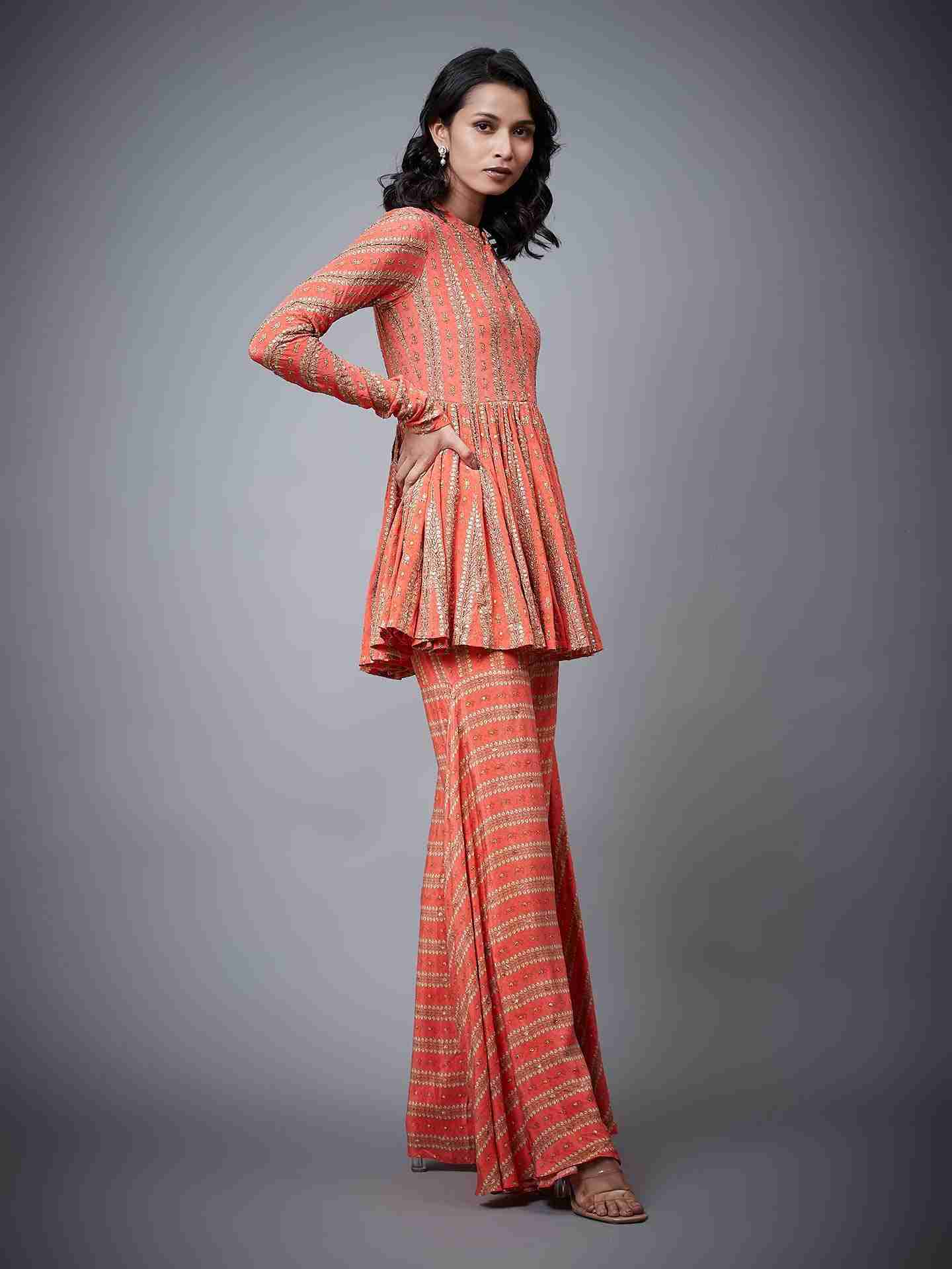 Coral & Gold Satnam Ensemble