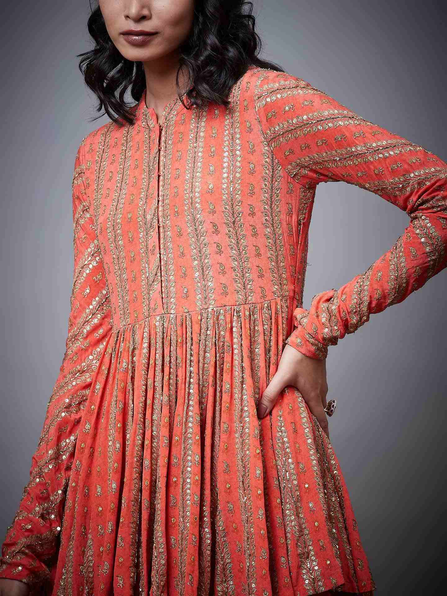Coral & Gold Satnam Ensemble