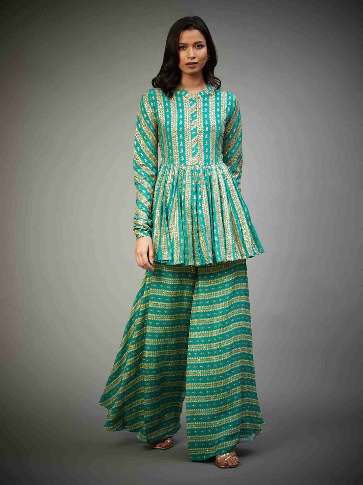 Emerald & Gold Satnam Ensemble