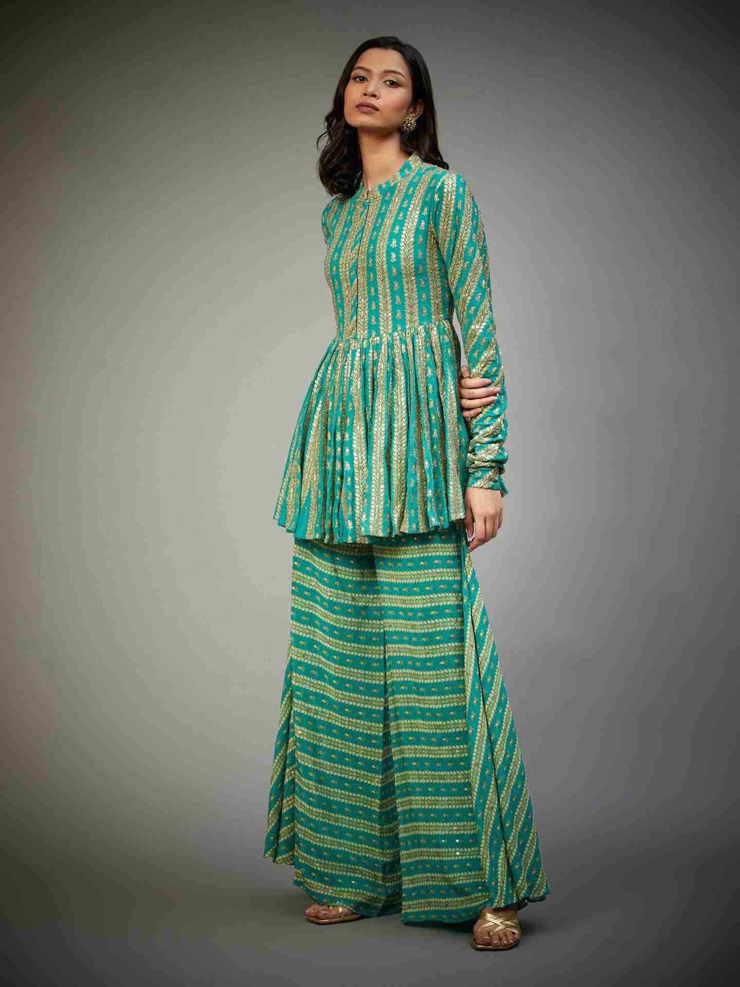 Emerald & Gold Satnam Ensemble