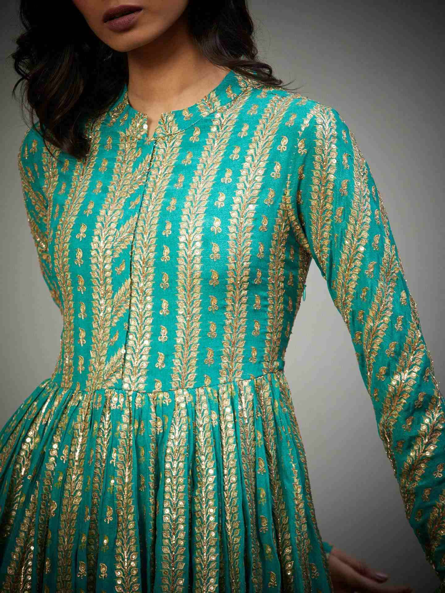 Emerald & Gold Satnam Ensemble
