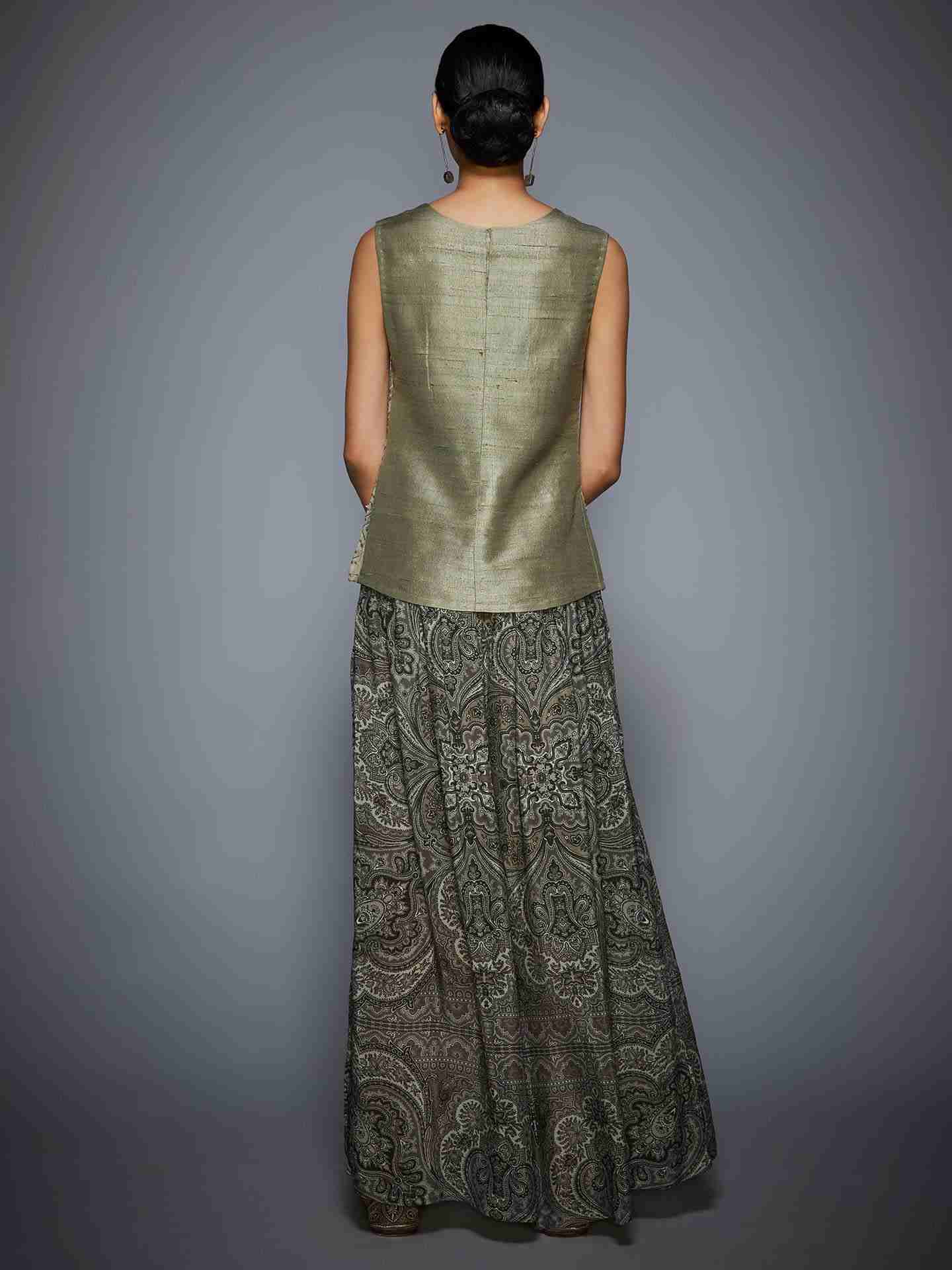 Grey & Multi Arula Kurta Set