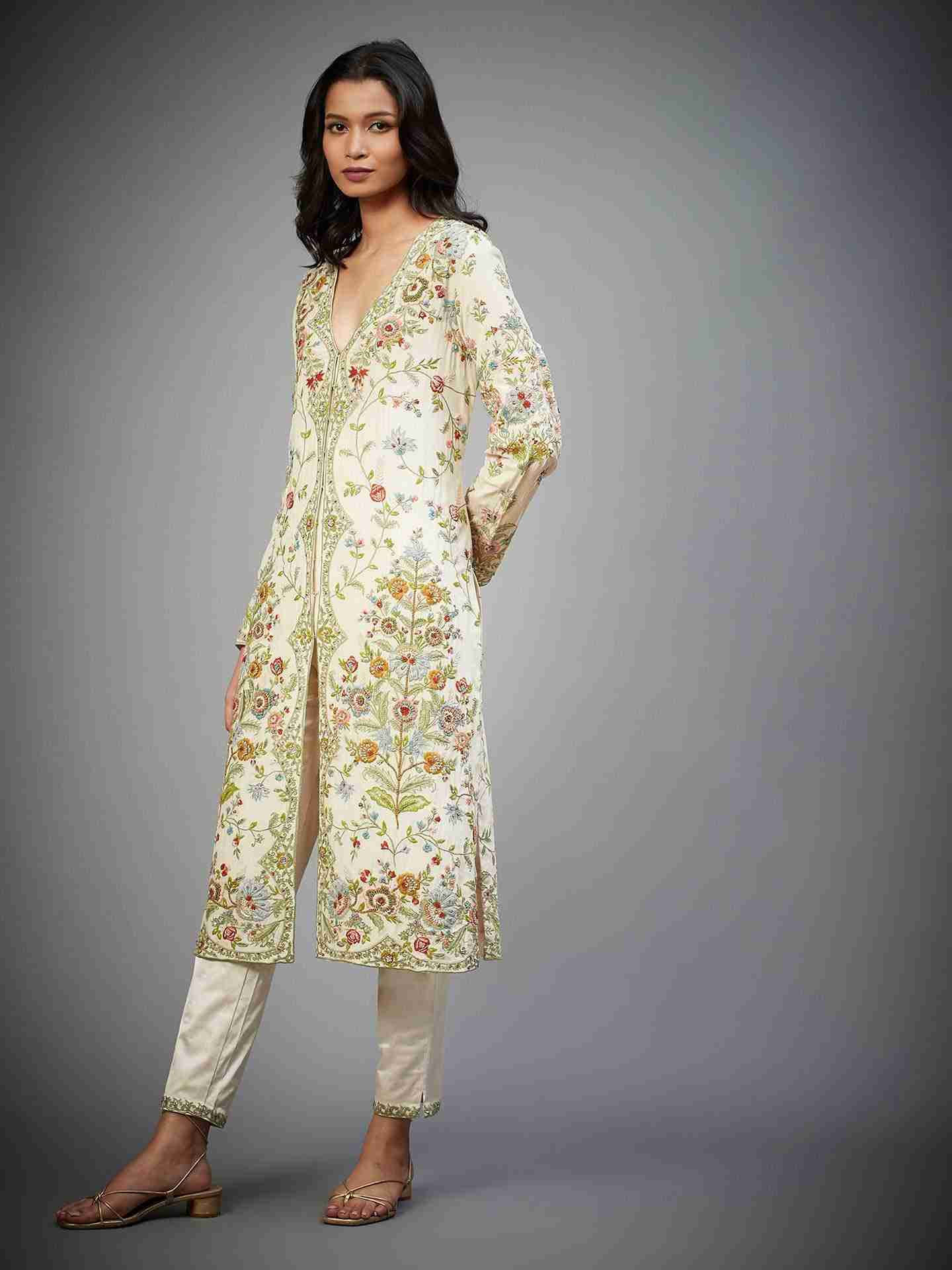 Off White & Multi Jane Ensemble