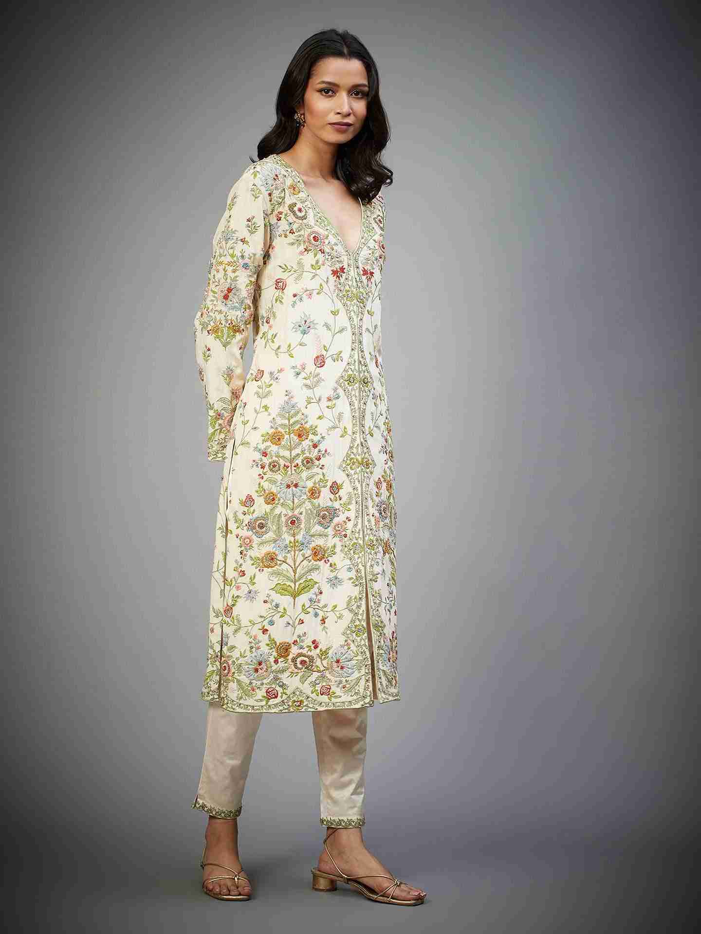 Off White & Multi Jane Ensemble