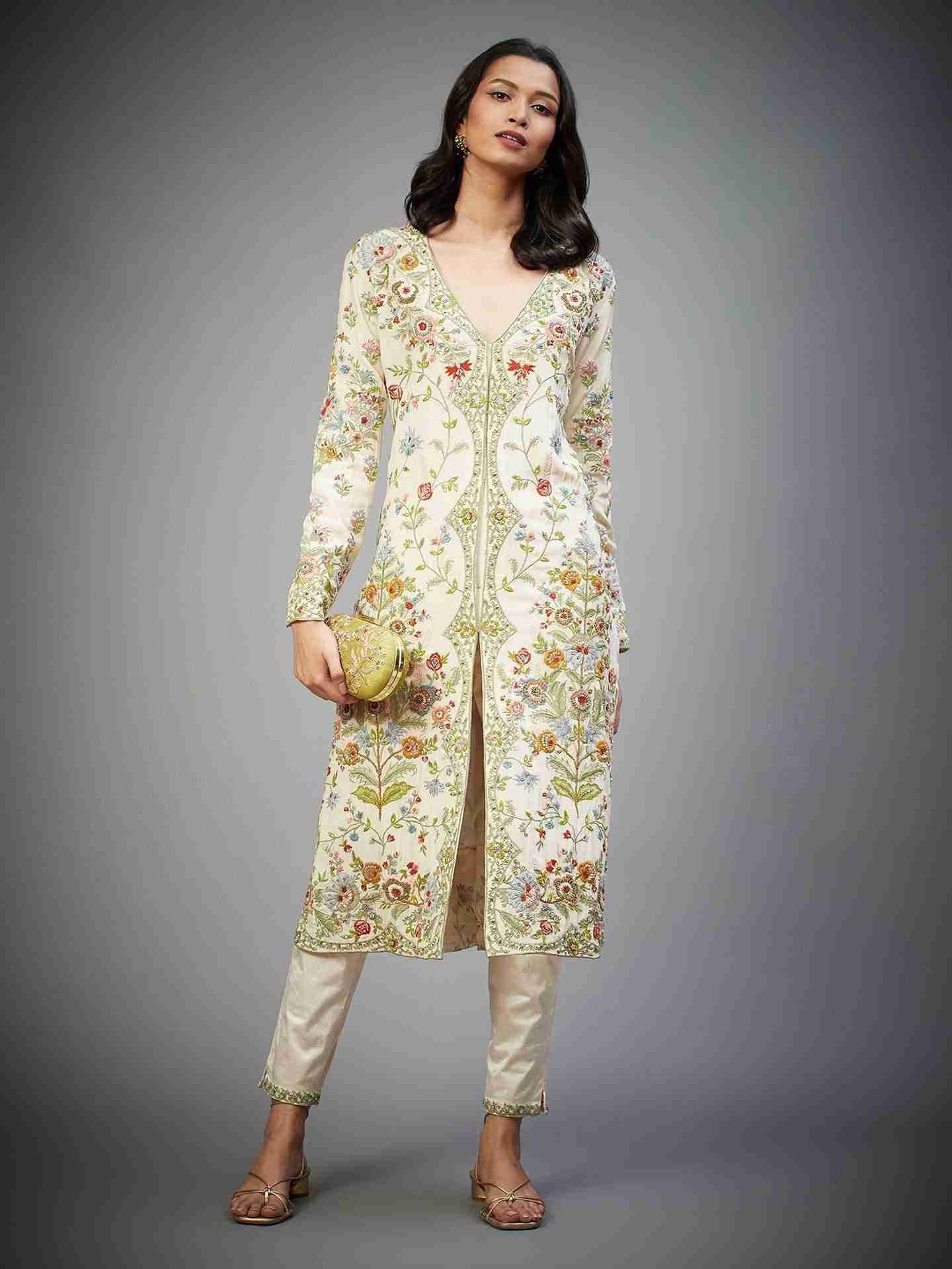 Off White & Multi Jane Ensemble