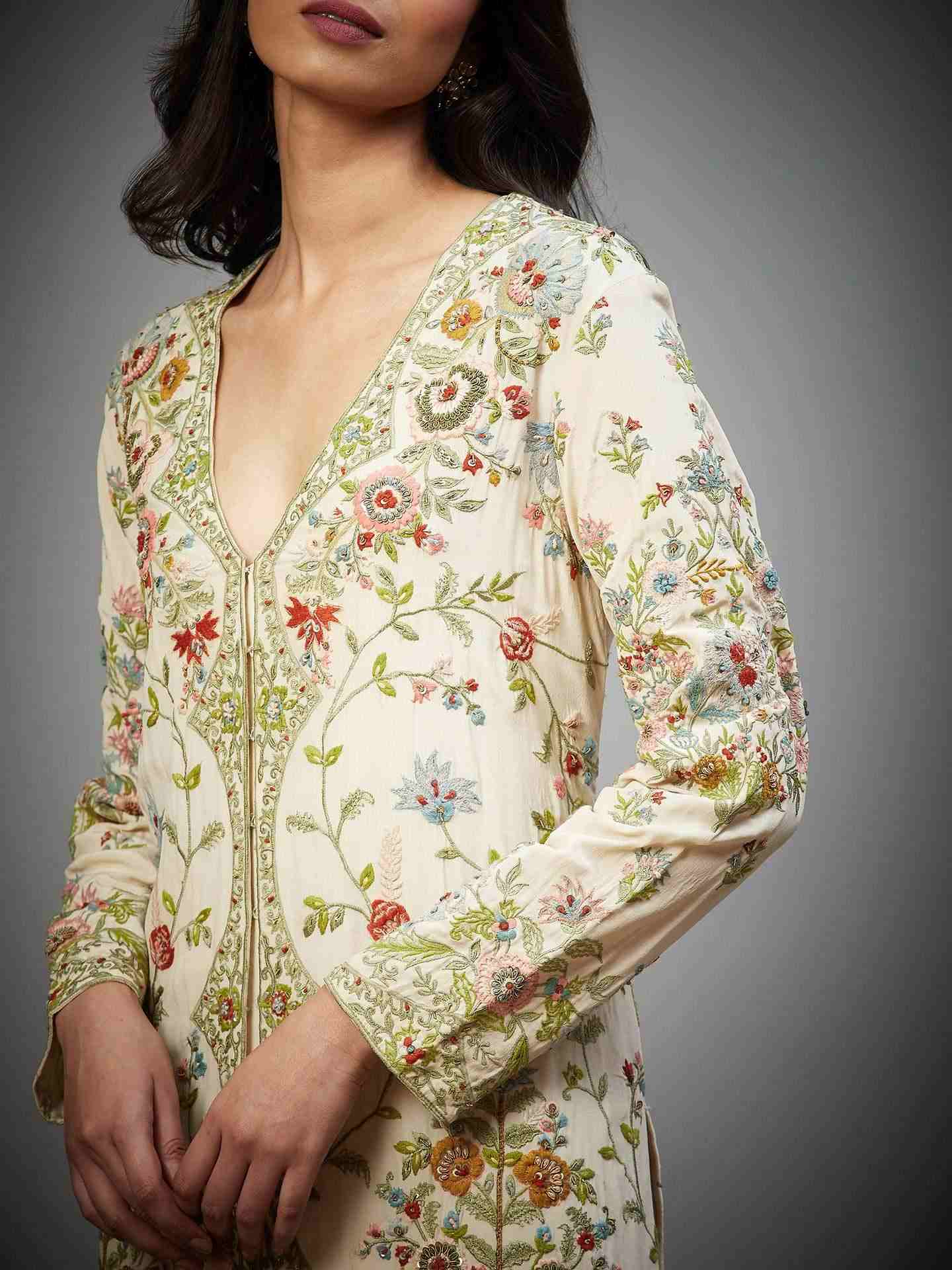 Off White & Multi Jane Ensemble