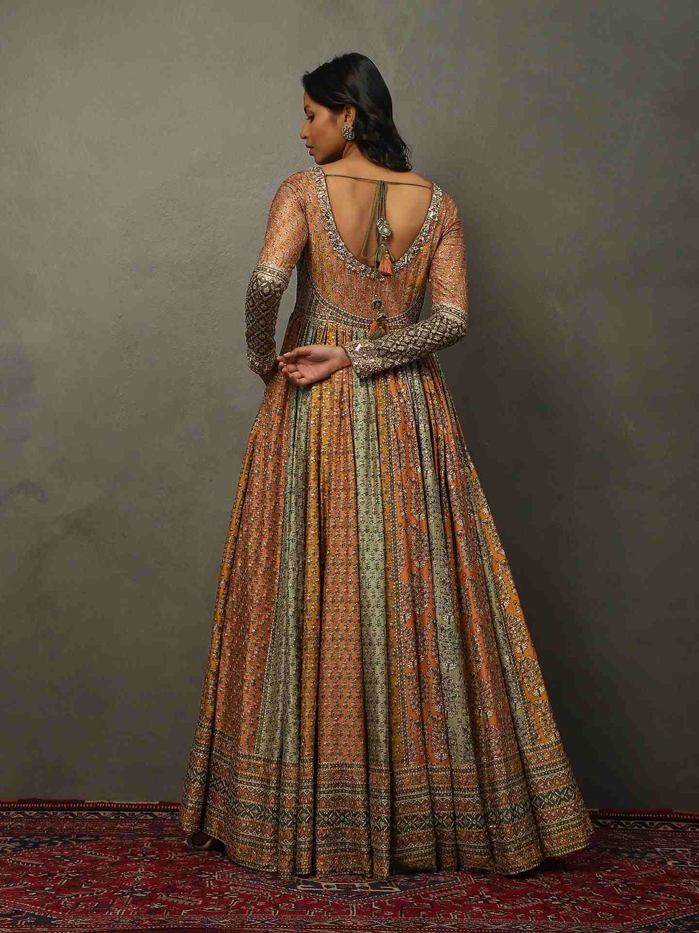 Old Rose & Khaki Keya Ensemble