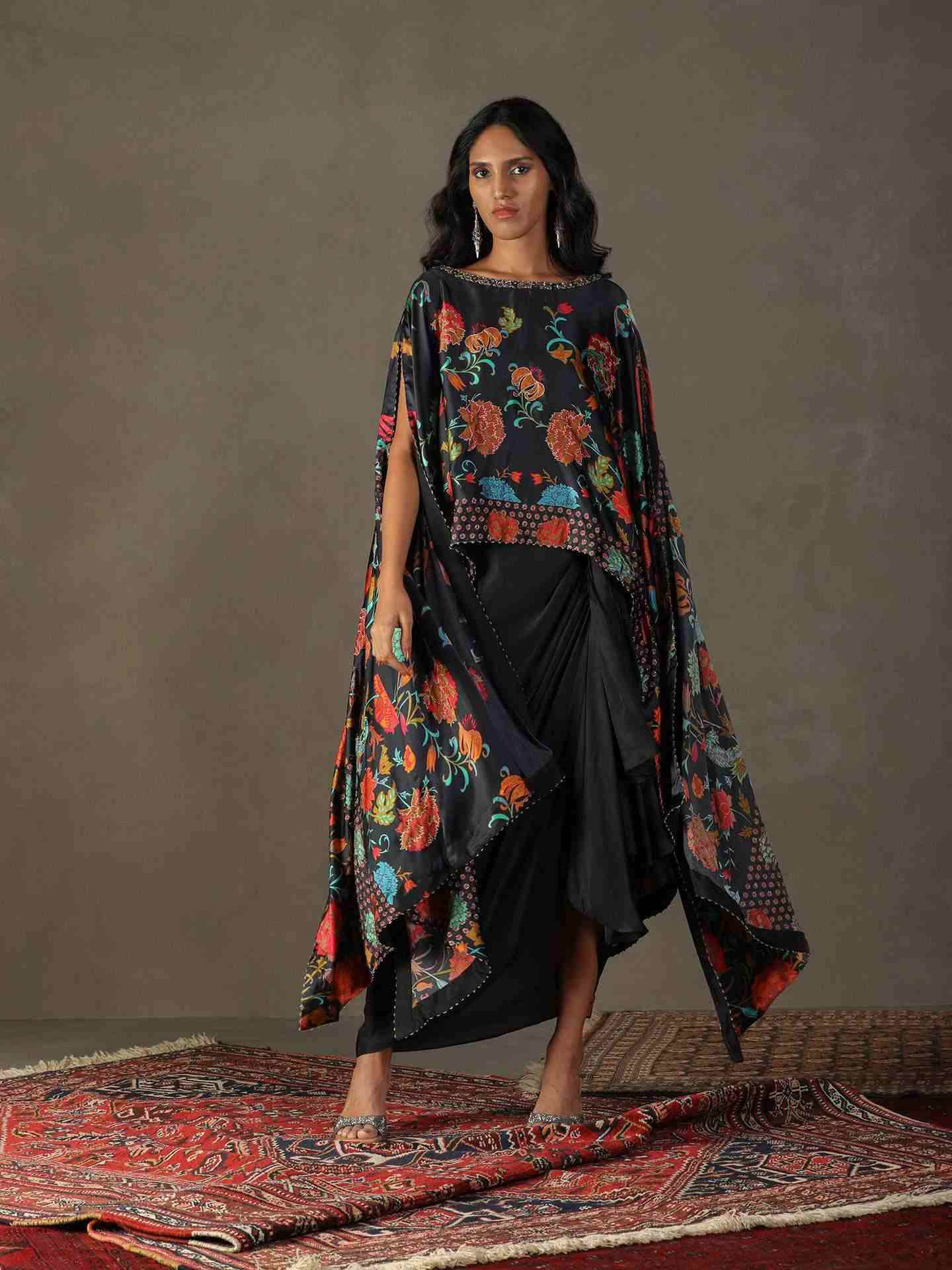 Black & Multi Calico Ensemble