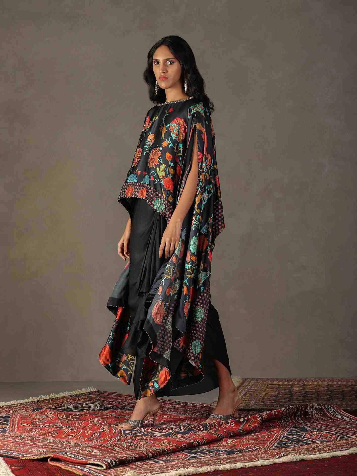 Black & Multi Calico Ensemble